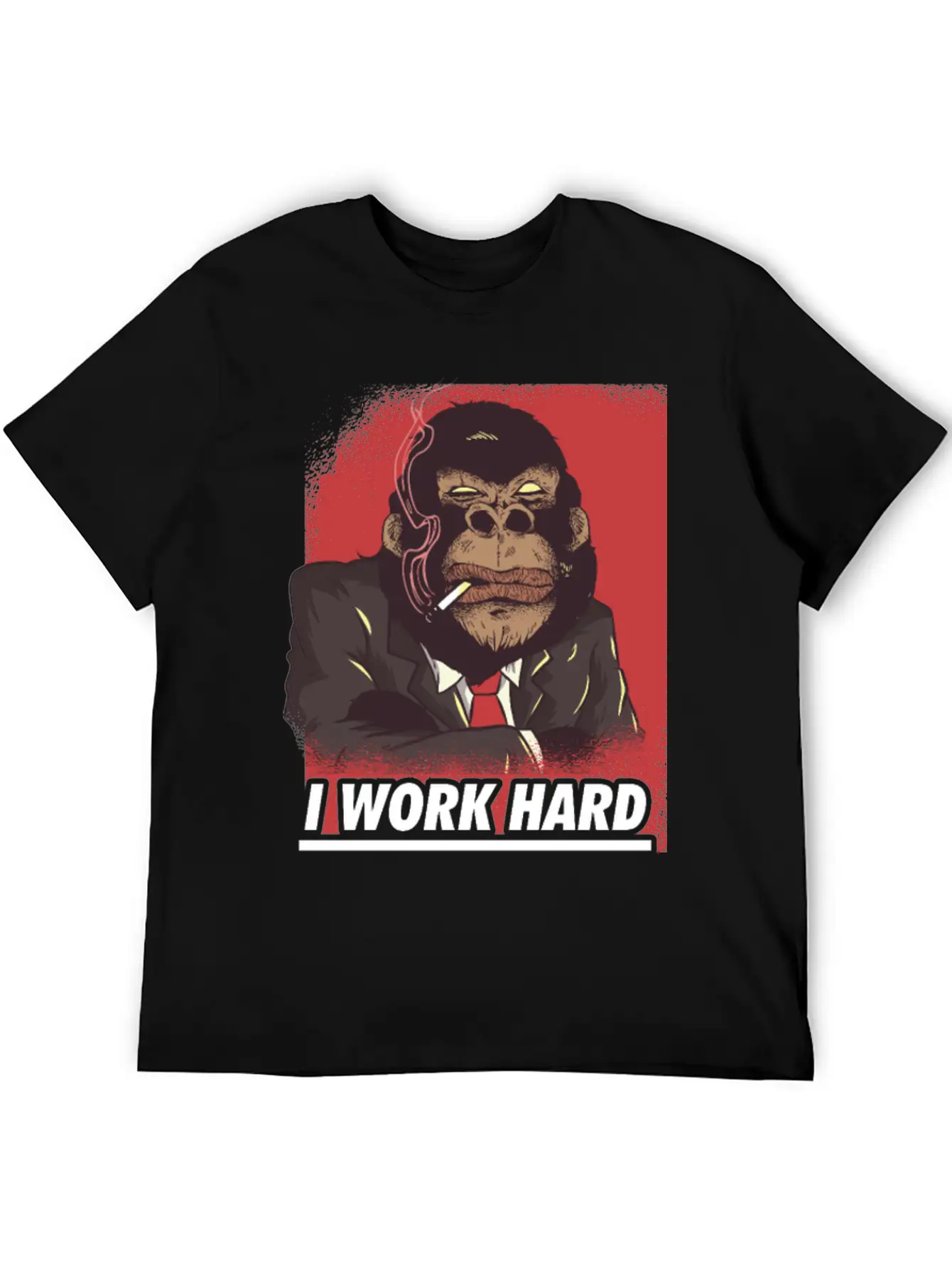 I Work Hard So My Ape Can Have A Better Life Unisex Casual T-Shirt – Clean Design For Daily Comfort