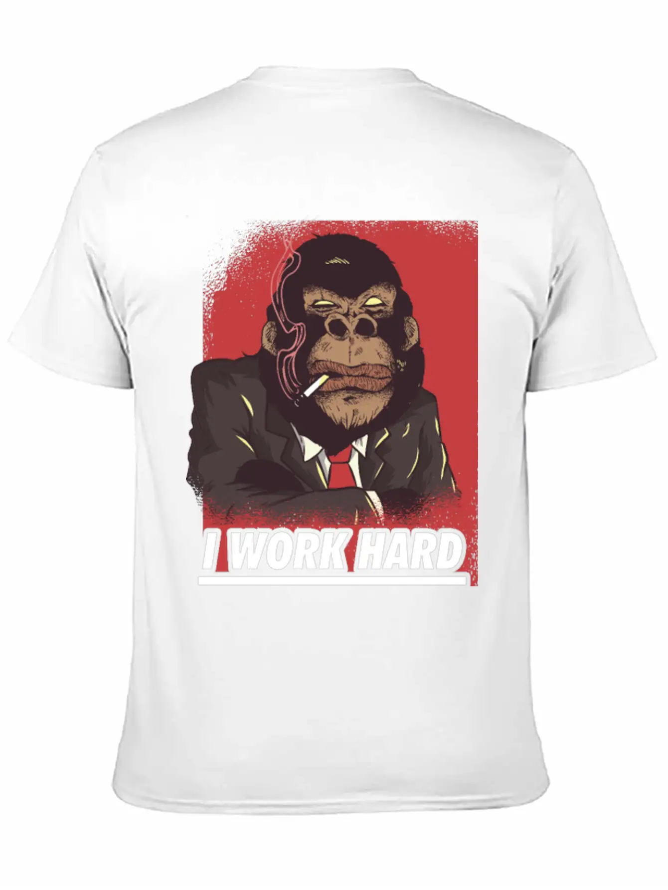 I Work Hard So My Ape Can Have A Better Life Unisex Casual T-Shirt – Clean Design For Daily Comfort