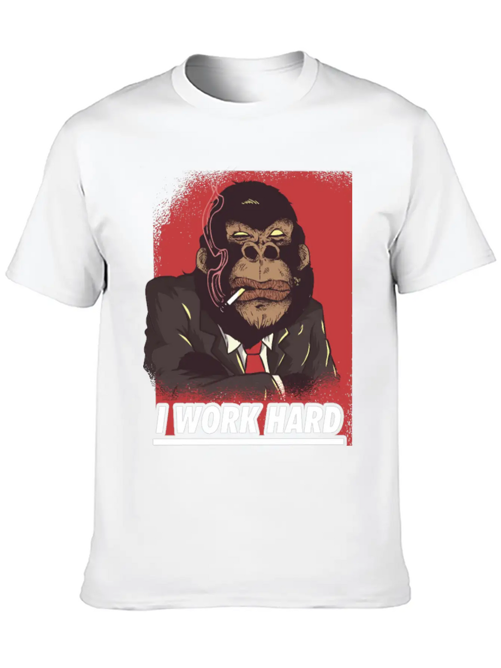 I Work Hard So My Ape Can Have A Better Life Unisex Casual T-Shirt – Clean Design For Daily Comfort