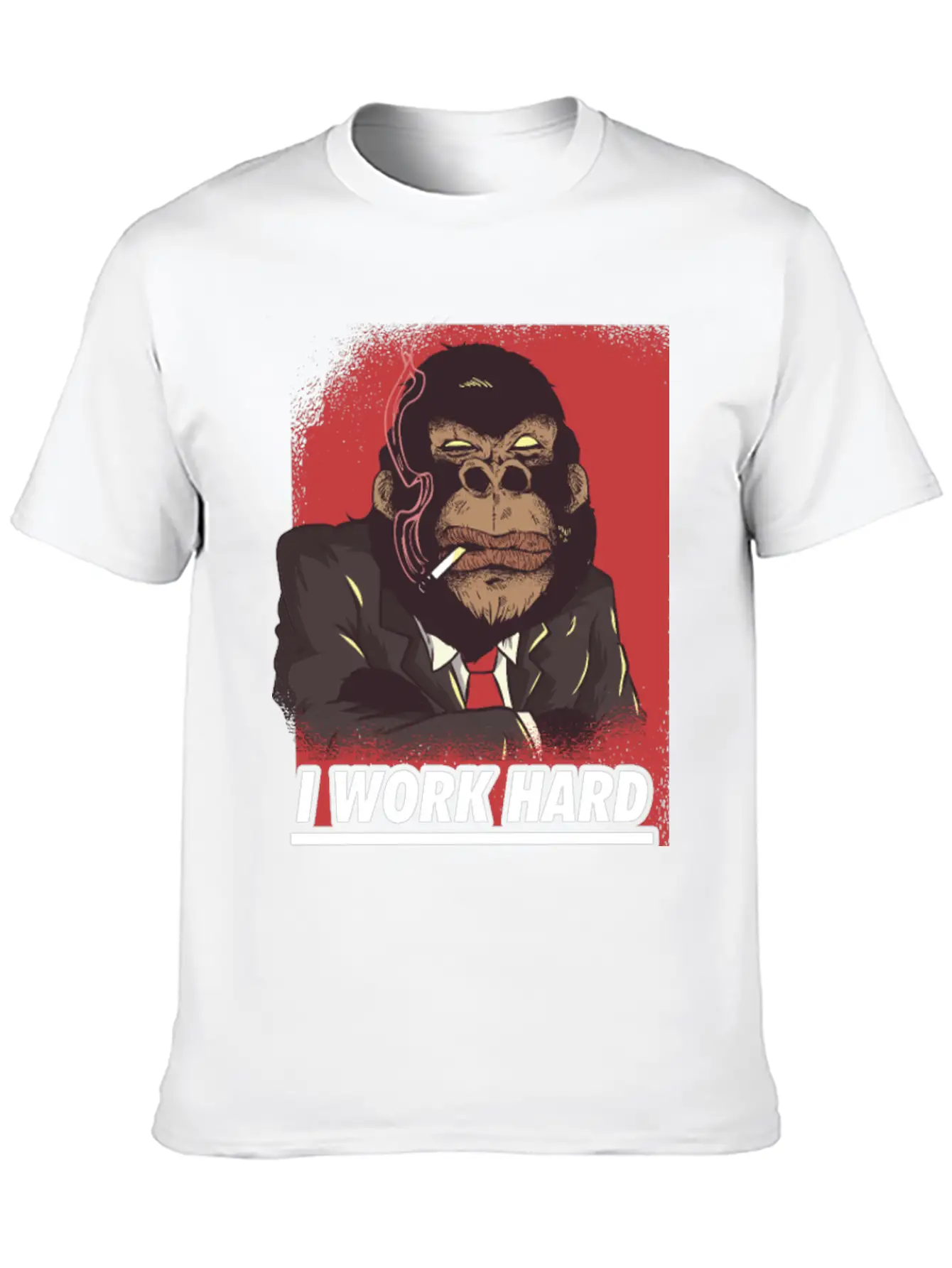 I Work Hard So My Ape Can Have A Better Life Unisex Casual T-Shirt – Clean Design For Daily Comfort