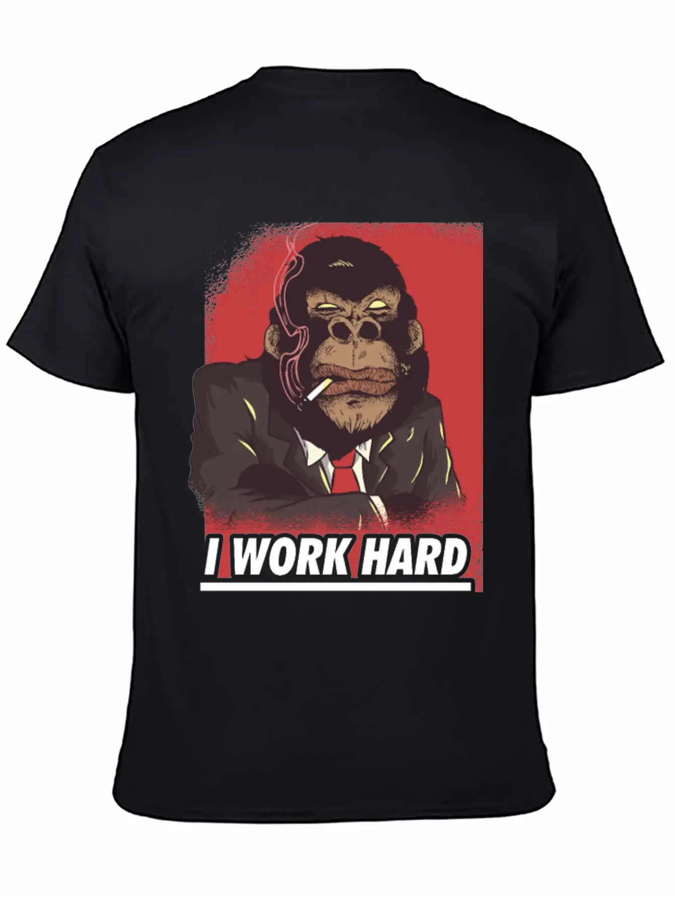 I Work Hard So My Ape Can Have A Better Life Unisex Casual T-Shirt – Clean Design For Daily Comfort