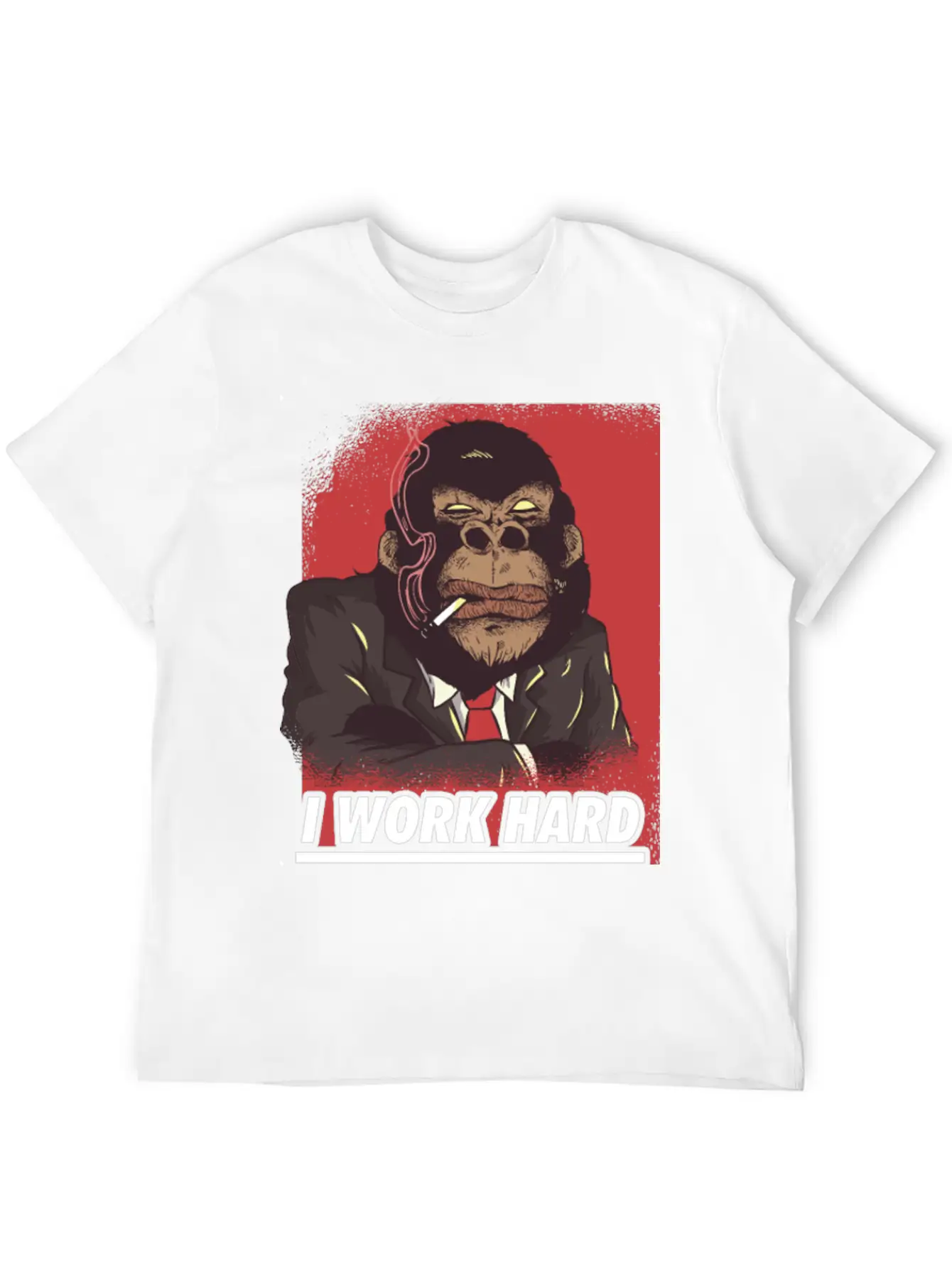 I Work Hard So My Ape Can Have A Better Life Unisex Casual T-Shirt – Clean Design For Daily Comfort