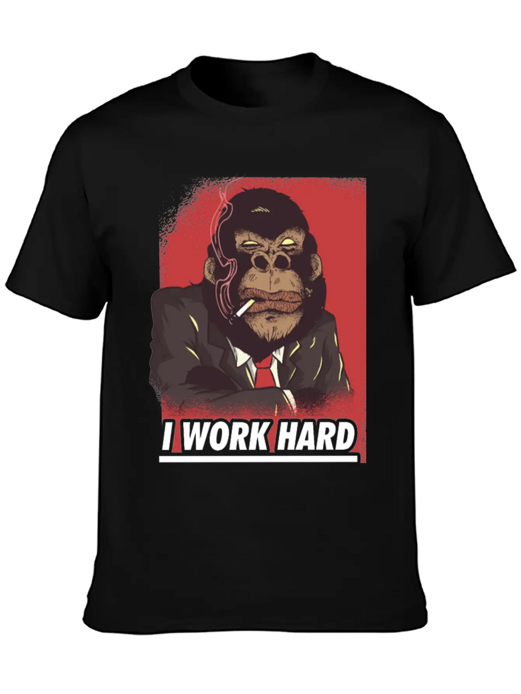 I Work Hard So My Ape Can Have A Better Life Unisex Casual T-Shirt – Clean Design For Daily Comfort