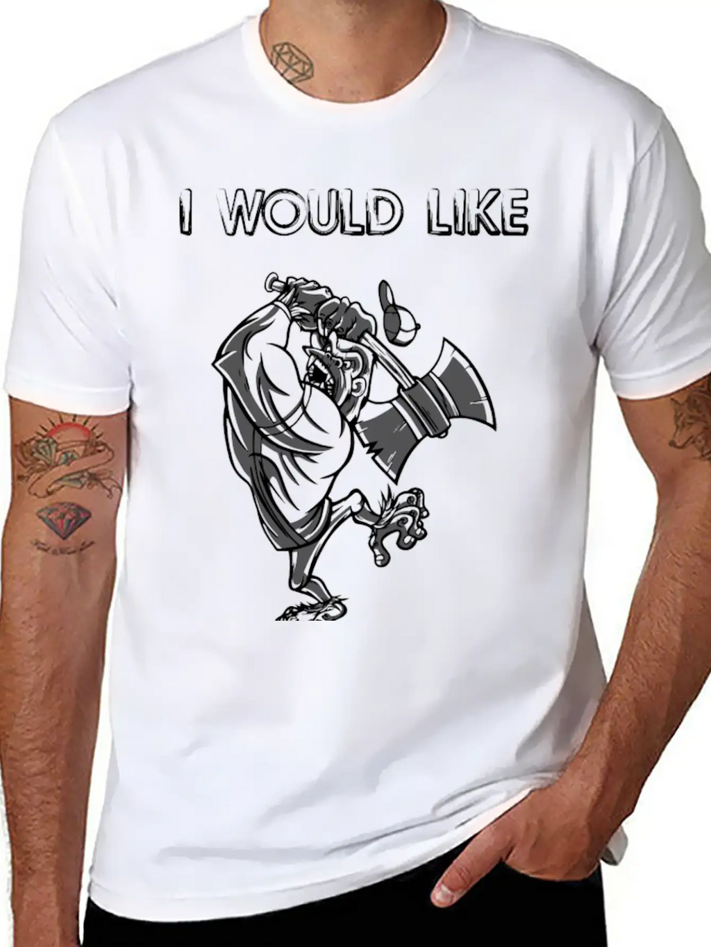 I Would Like To Rage 2 Breathable Soft Cotton T-Shirt – Timeless Casual Look