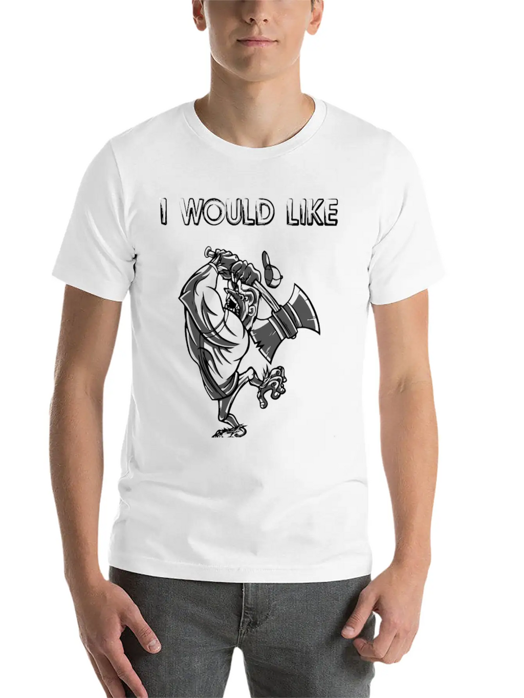 I Would Like To Rage 2 Breathable Soft Cotton T-Shirt – Timeless Casual Look