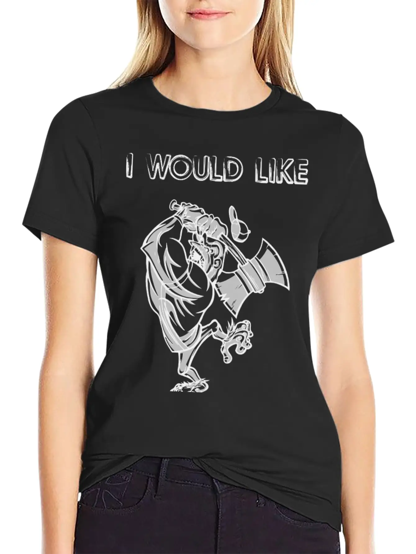 I Would Like To Rage 2 Breathable Soft Cotton T-Shirt – Timeless Casual Look