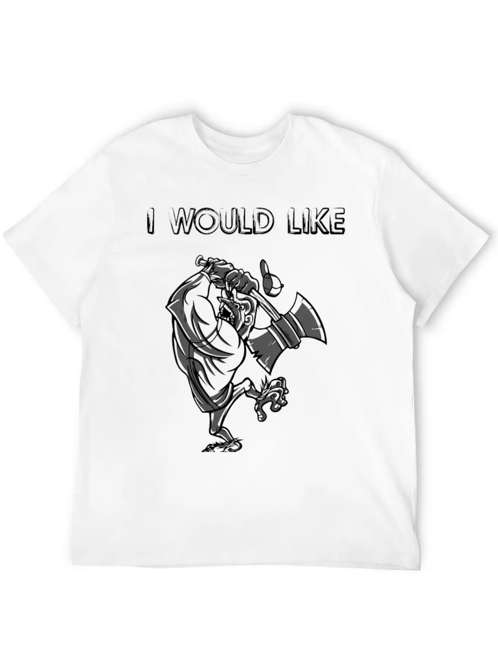 I Would Like To Rage 2 Breathable Soft Cotton T-Shirt – Timeless Casual Look
