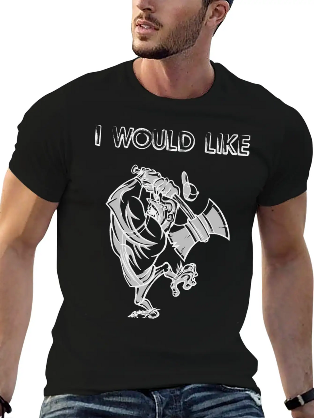 I Would Like To Rage 2 Breathable Soft Cotton T-Shirt – Timeless Casual Look