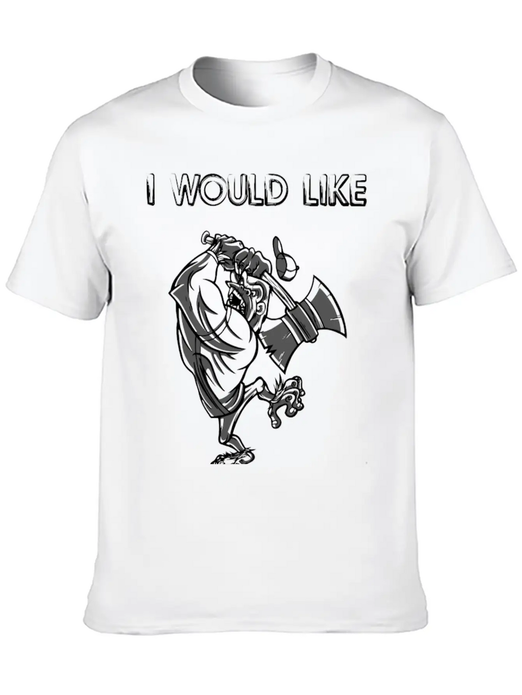 I Would Like To Rage 2 Breathable Soft Cotton T-Shirt – Timeless Casual Look