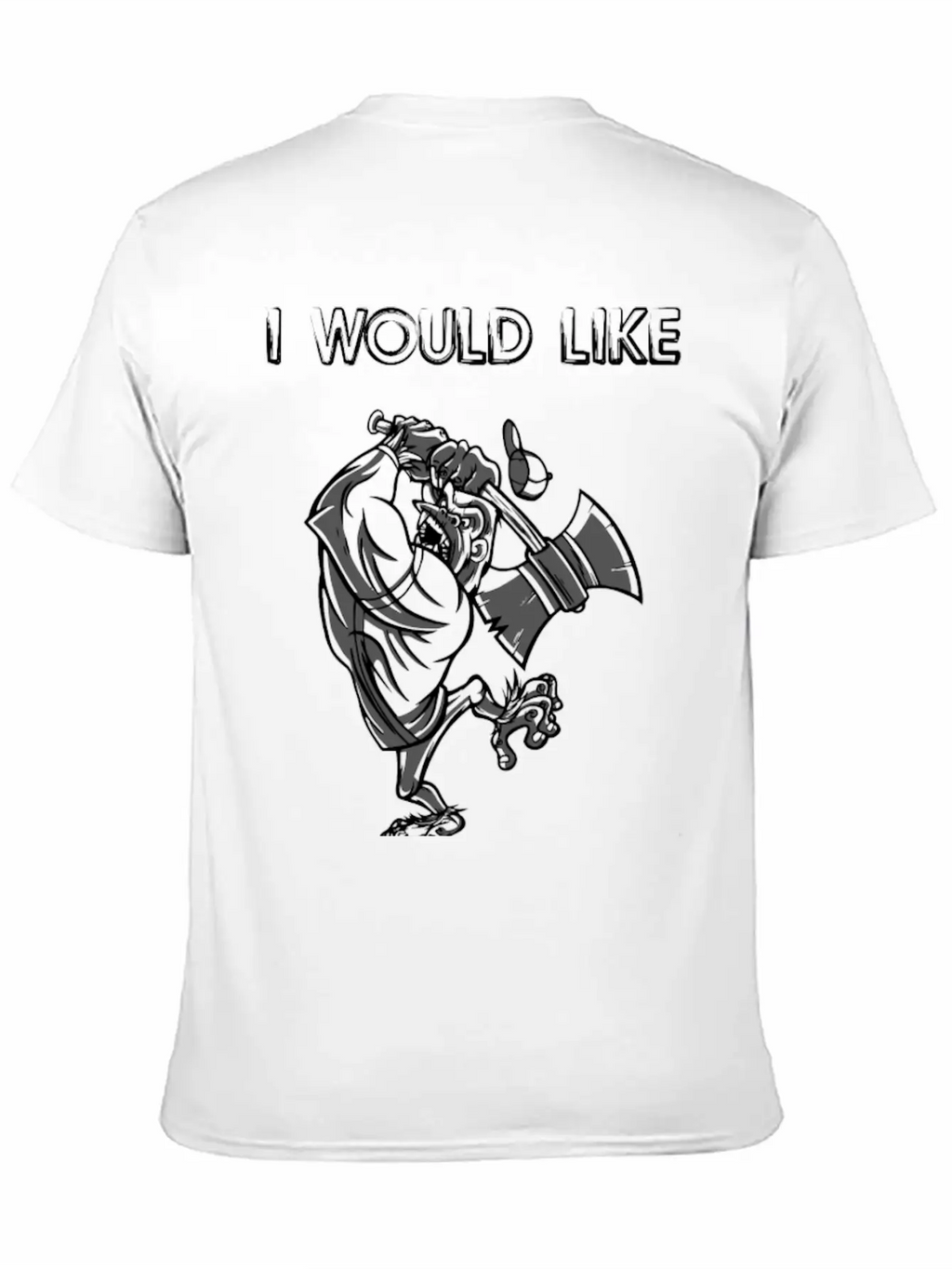 I Would Like To Rage 2 Breathable Soft Cotton T-Shirt – Timeless Casual Look