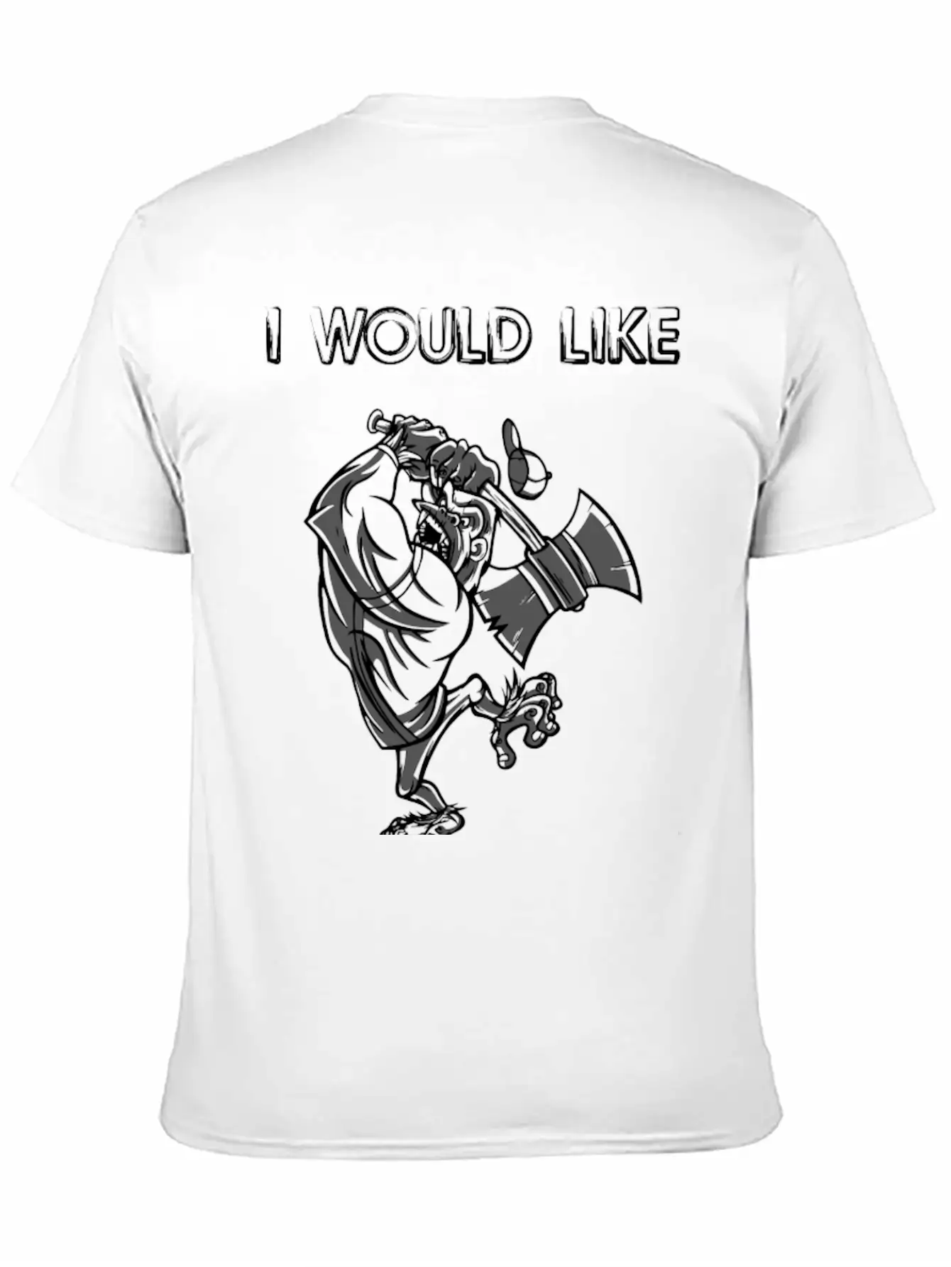 I Would Like To Rage 2 Breathable Soft Cotton T-Shirt – Timeless Casual Look