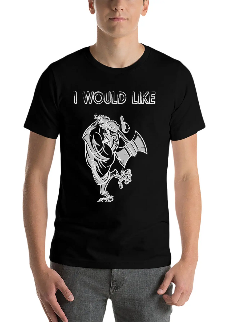 I Would Like To Rage 2 Breathable Soft Cotton T-Shirt – Timeless Casual Look