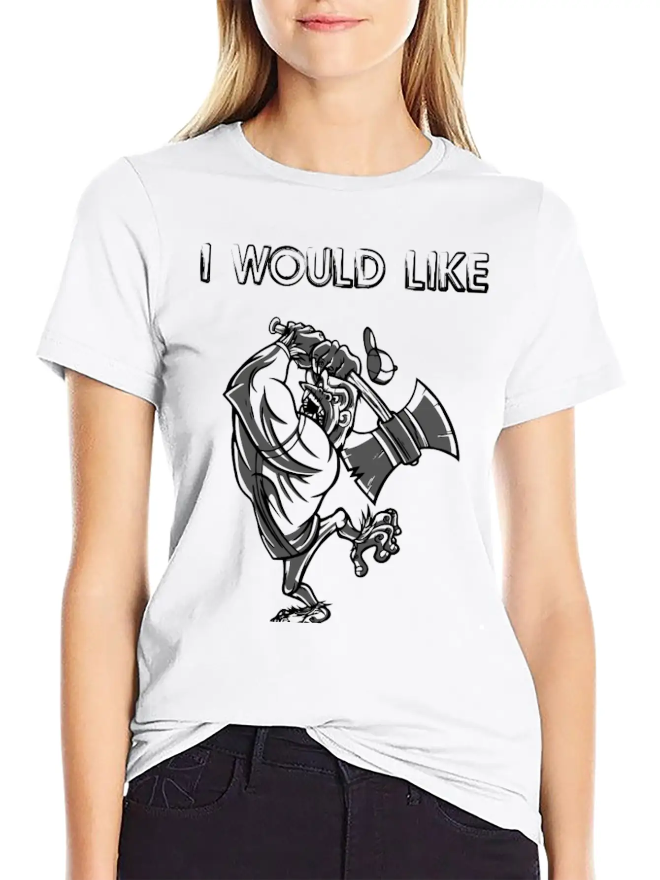 I Would Like To Rage 2 Breathable Soft Cotton T-Shirt – Timeless Casual Look