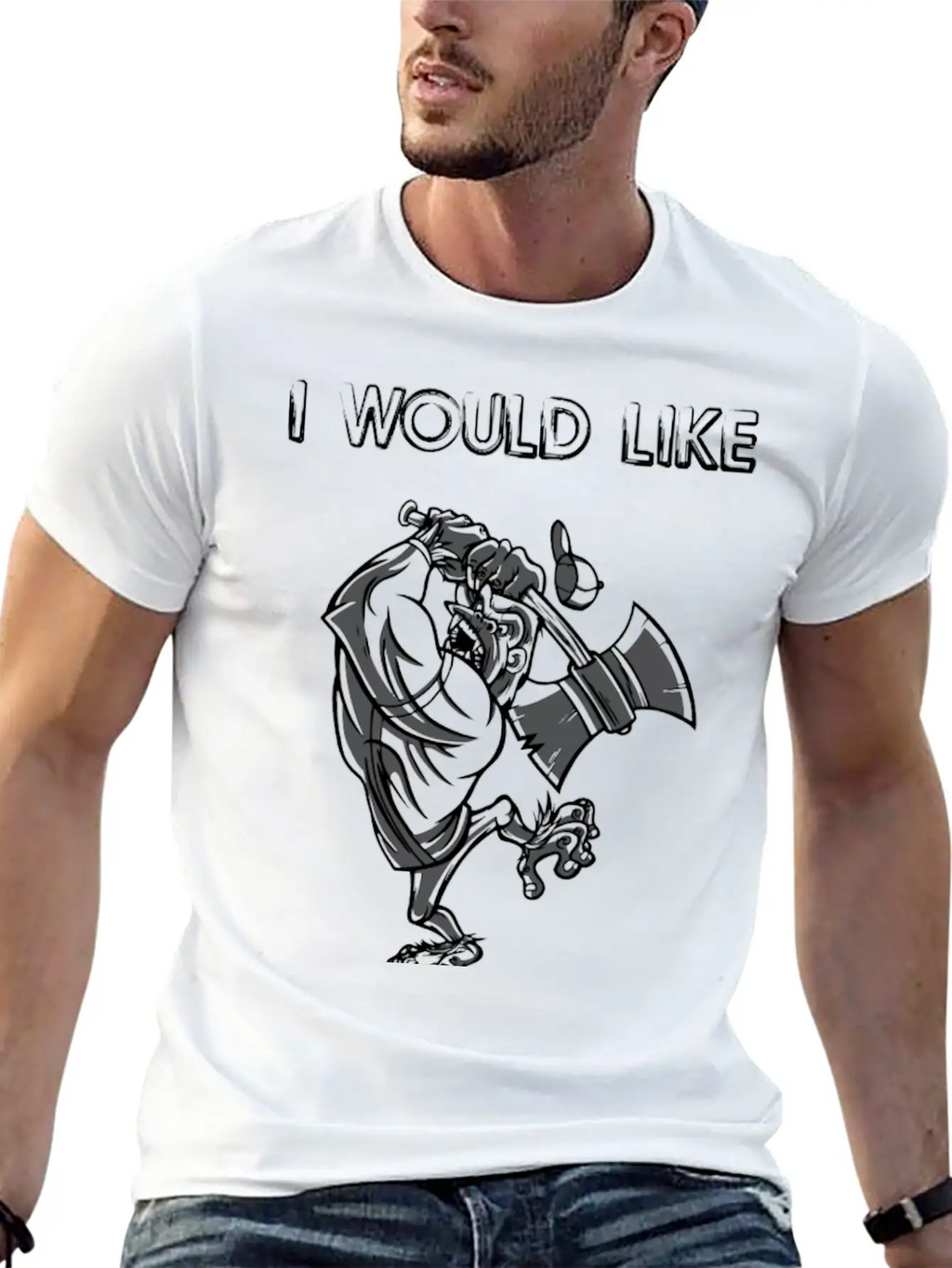 I Would Like To Rage 2 Breathable Soft Cotton T-Shirt – Timeless Casual Look