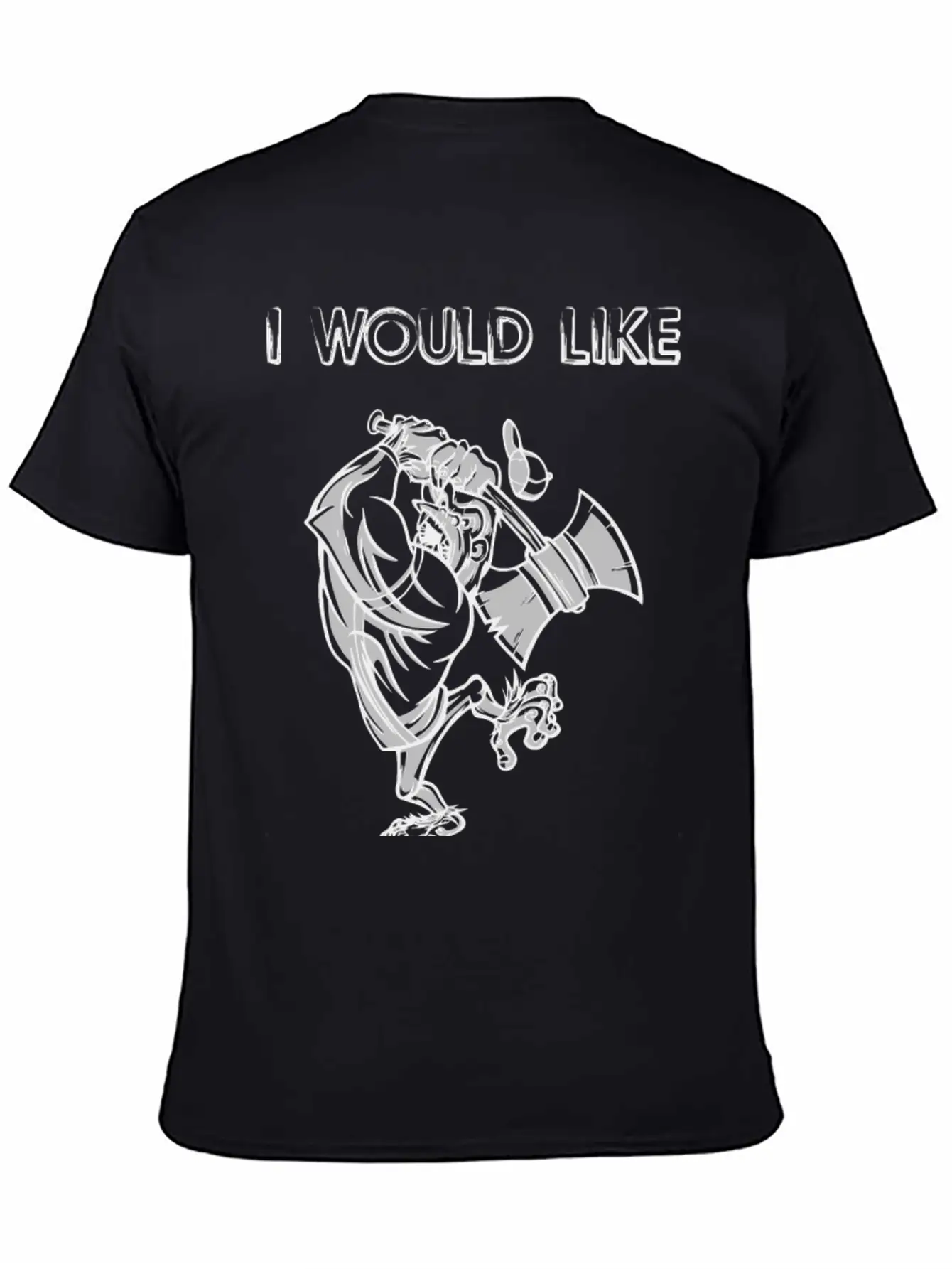 I Would Like To Rage 2 Breathable Soft Cotton T-Shirt – Timeless Casual Look