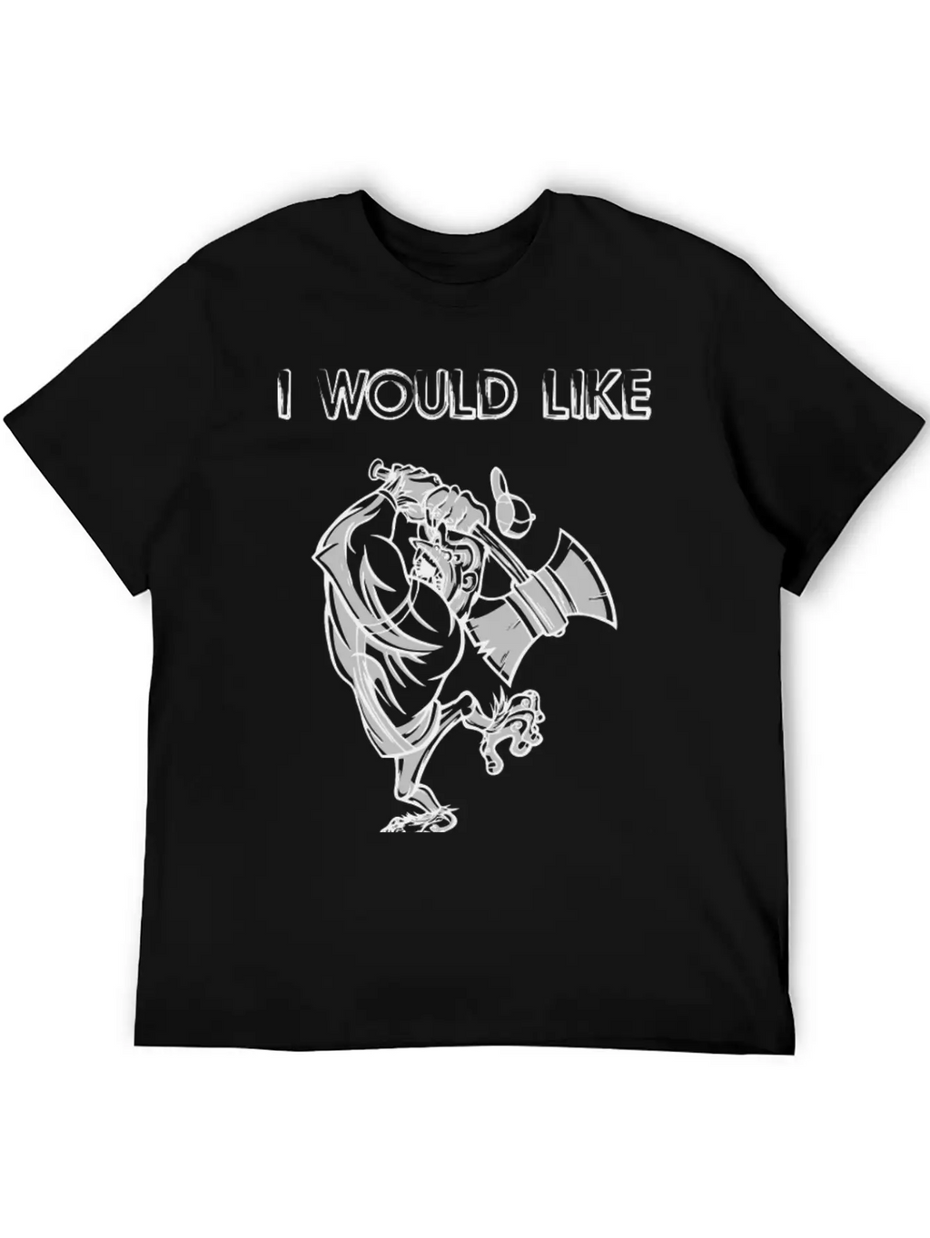 I Would Like To Rage 2 Breathable Soft Cotton T-Shirt – Timeless Casual Look