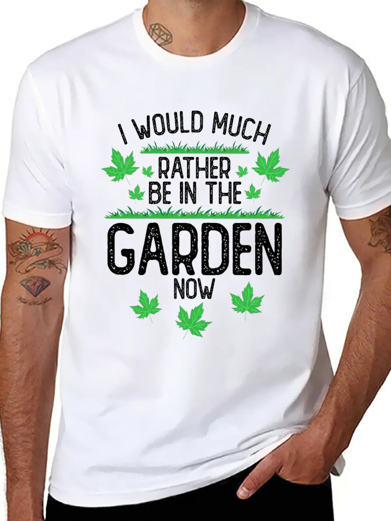 I Would Much Rather Be In The Garden Classic Cotton Tee – Unisex Comfort For Any Season