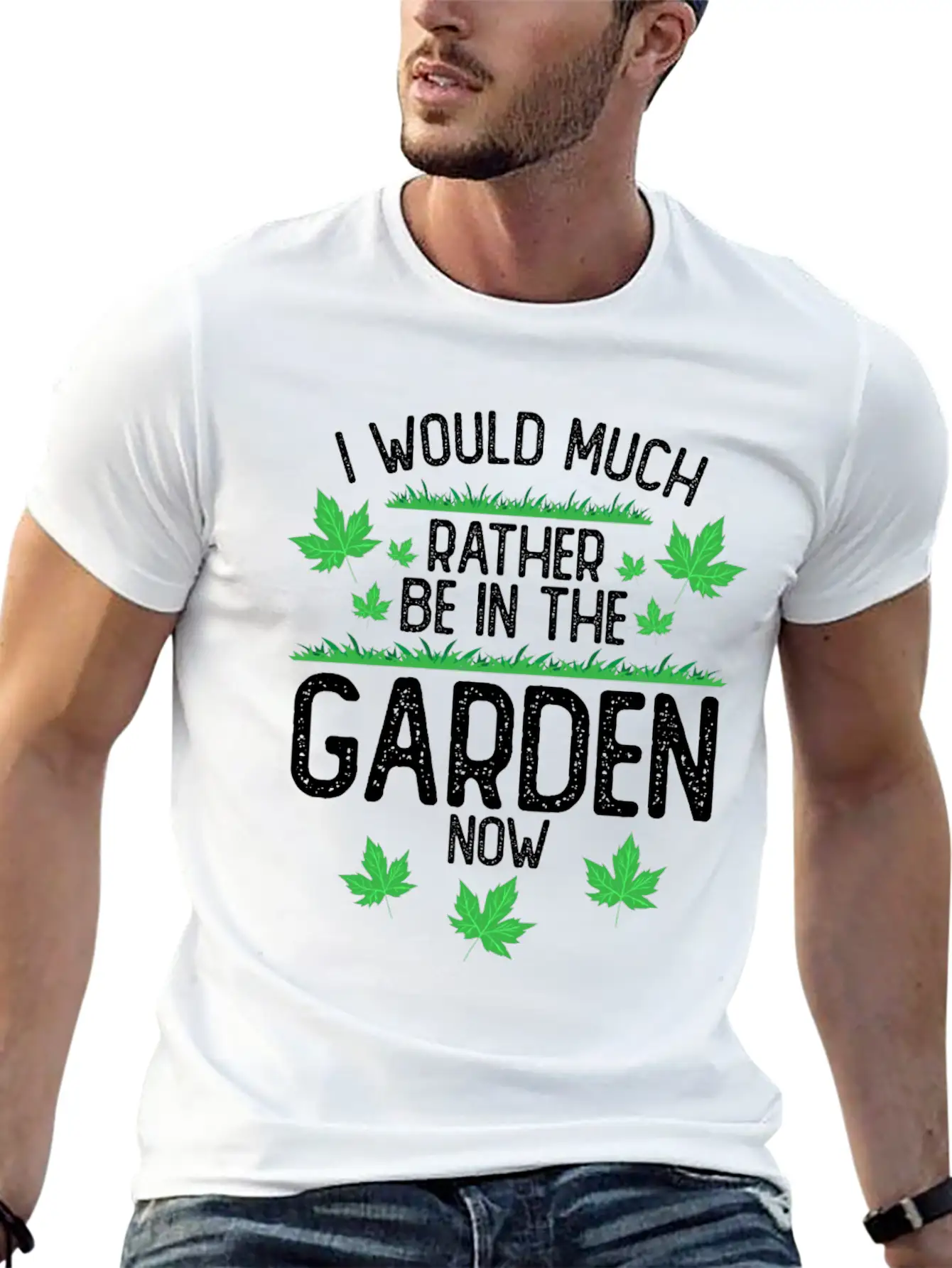 I Would Much Rather Be In The Garden Classic Cotton Tee – Unisex Comfort For Any Season