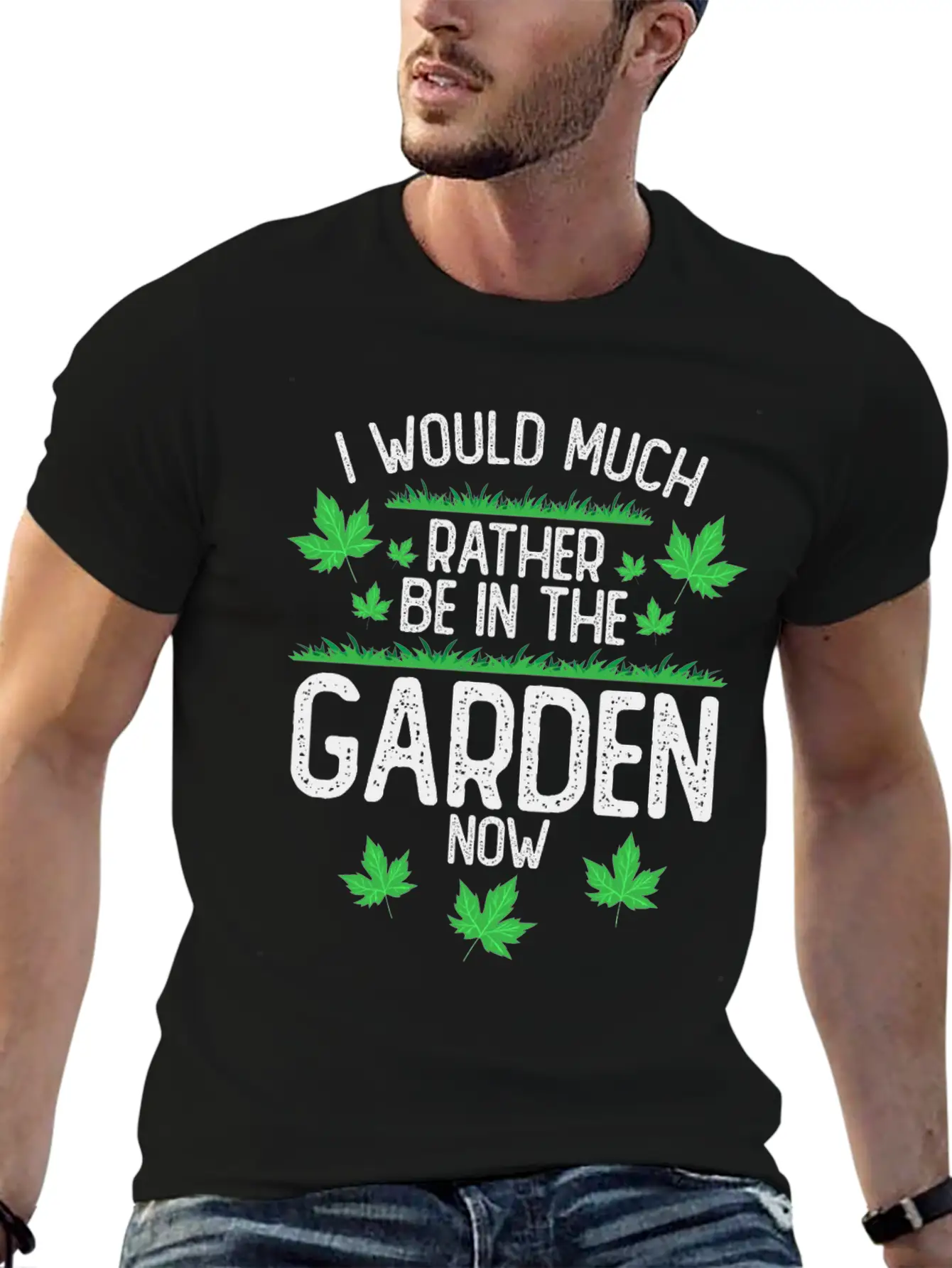 I Would Much Rather Be In The Garden Classic Cotton Tee – Unisex Comfort For Any Season