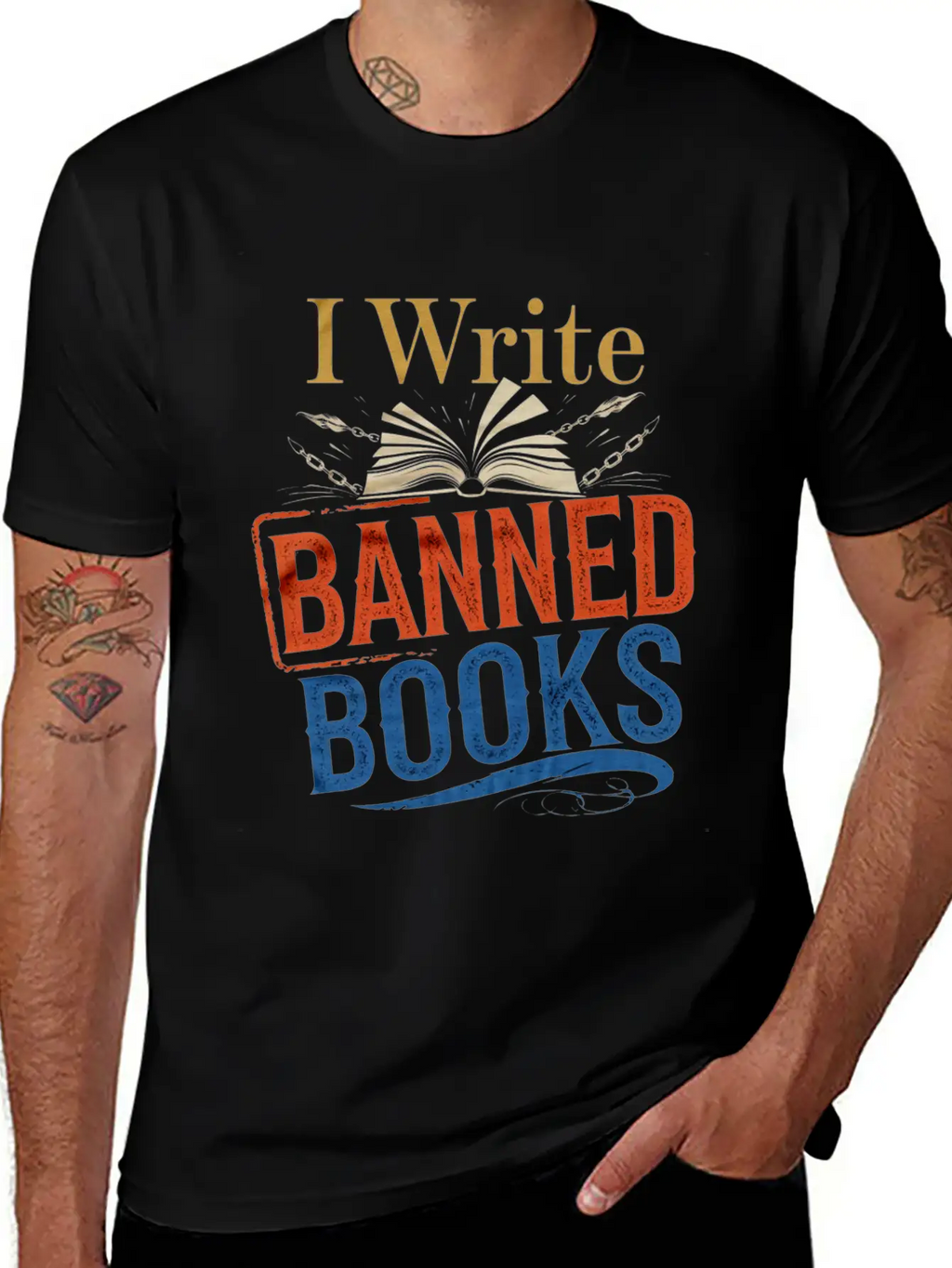 I Write Banned Books 6 Classic Cotton Tee – Unisex Comfort For Any Season
