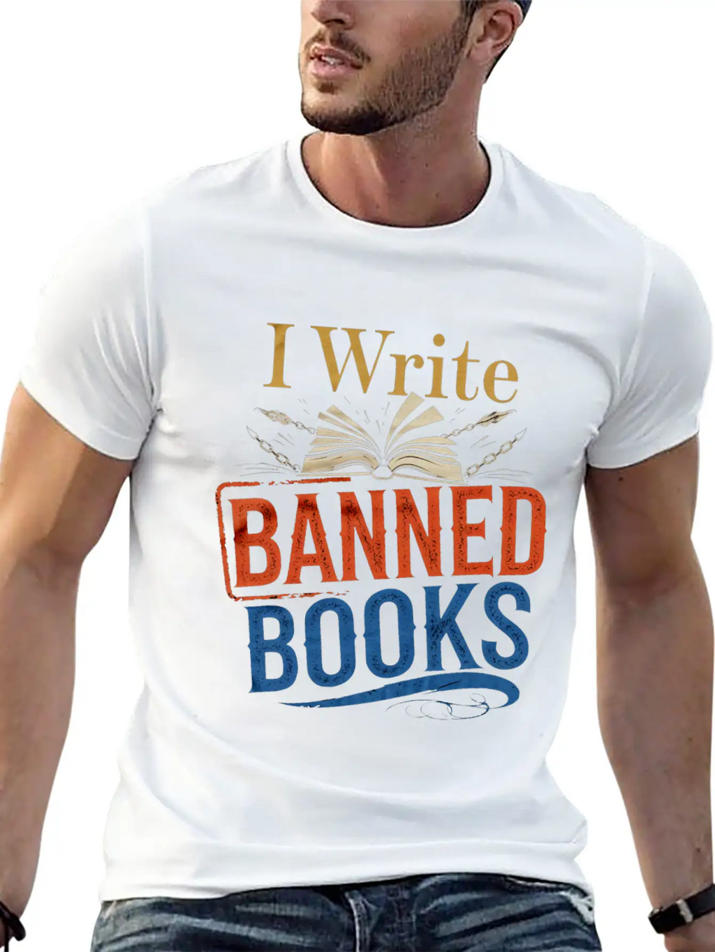 I Write Banned Books 6 Classic Cotton Tee – Unisex Comfort For Any Season