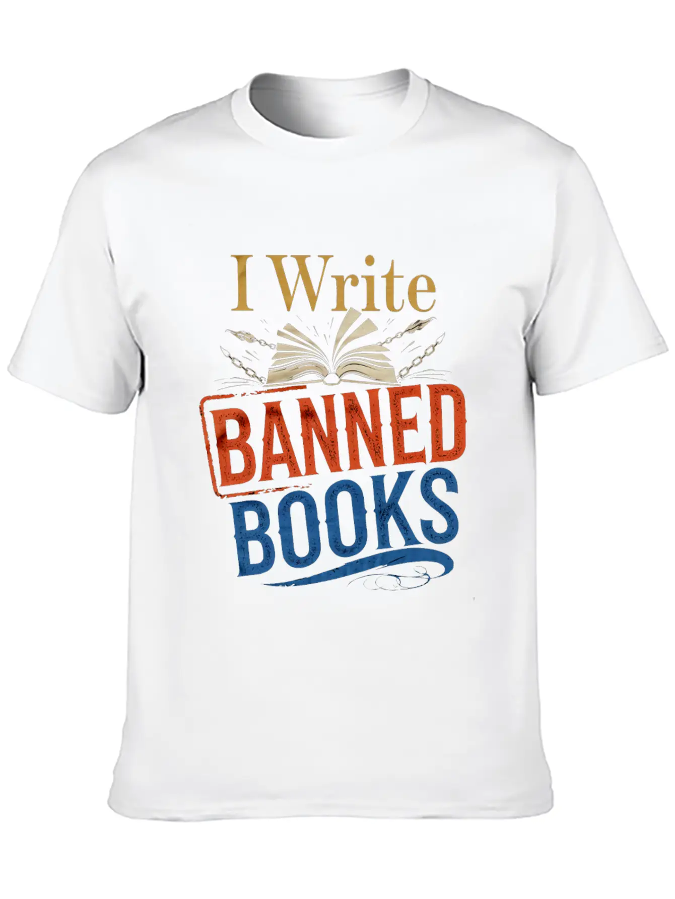 I Write Banned Books 6 Classic Cotton Tee – Unisex Comfort For Any Season