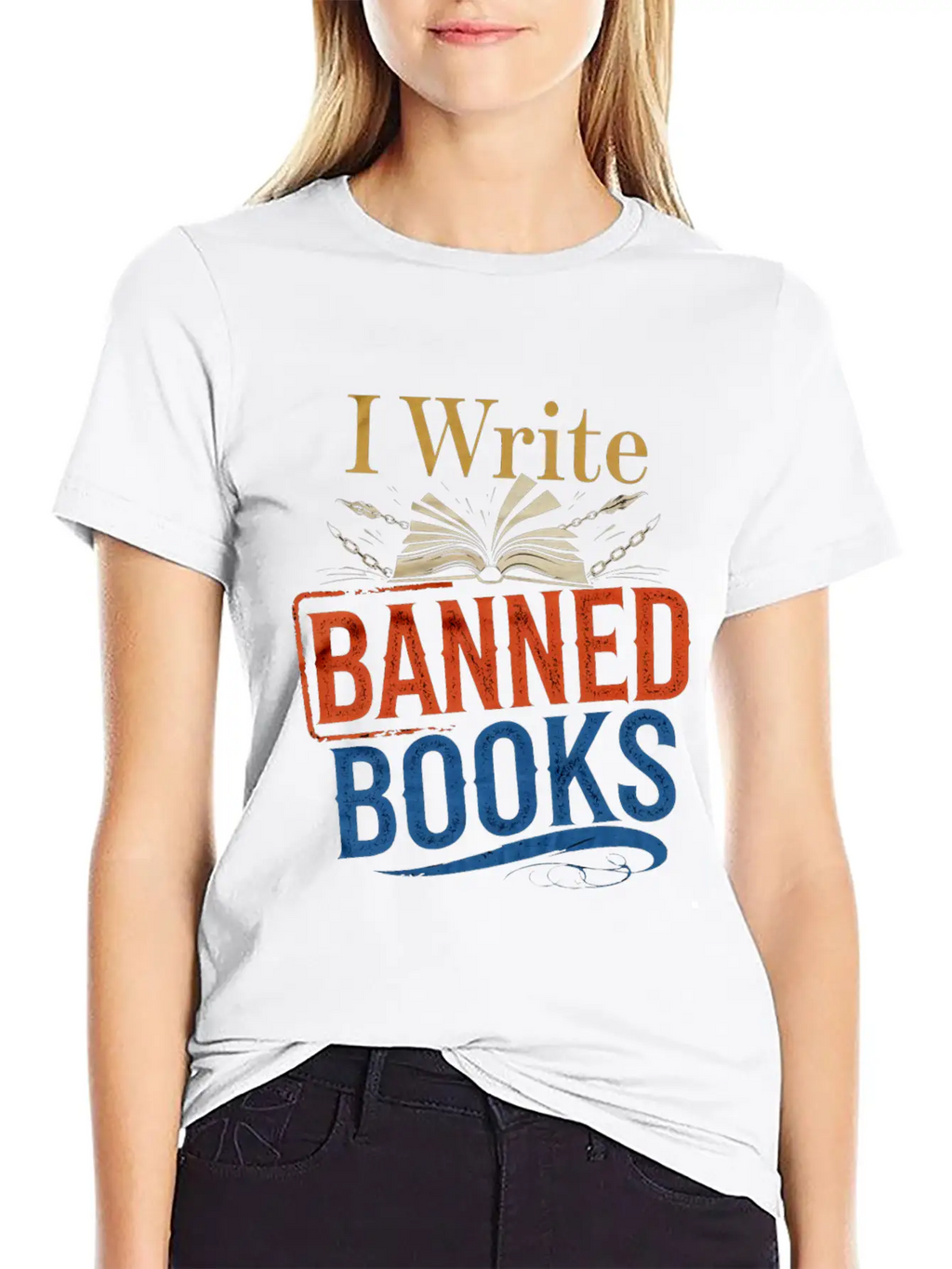 I Write Banned Books 6 Classic Cotton Tee – Unisex Comfort For Any Season