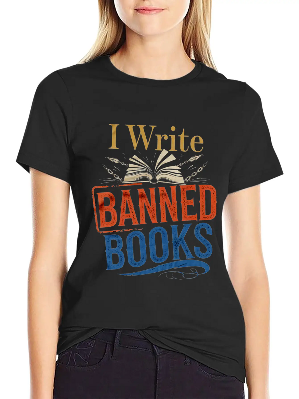 I Write Banned Books 6 Classic Cotton Tee – Unisex Comfort For Any Season
