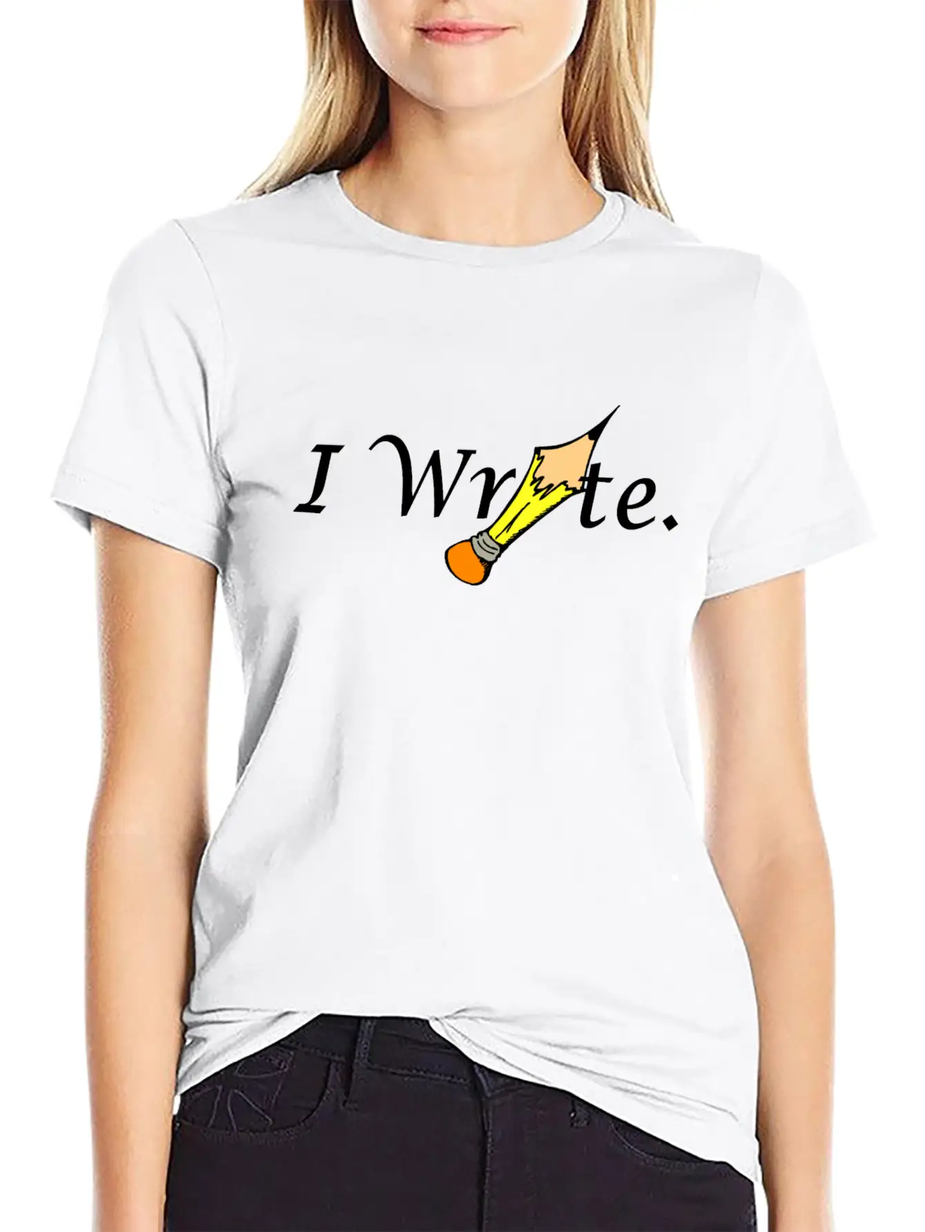 I Write Essential Unisex Summer Tee – Soft Cotton Casual Fit