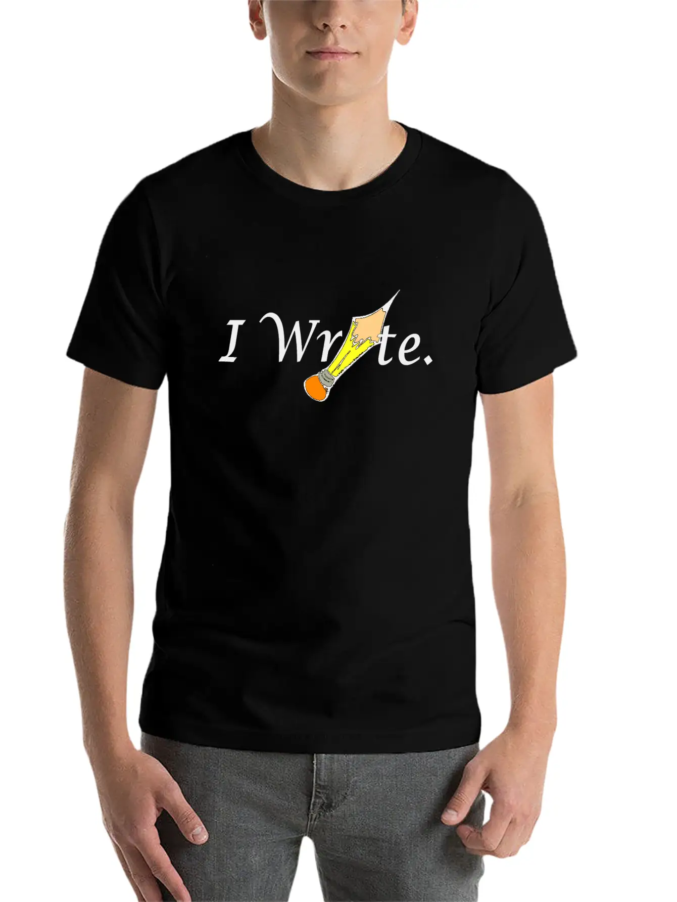 I Write Essential Unisex Summer Tee – Soft Cotton Casual Fit