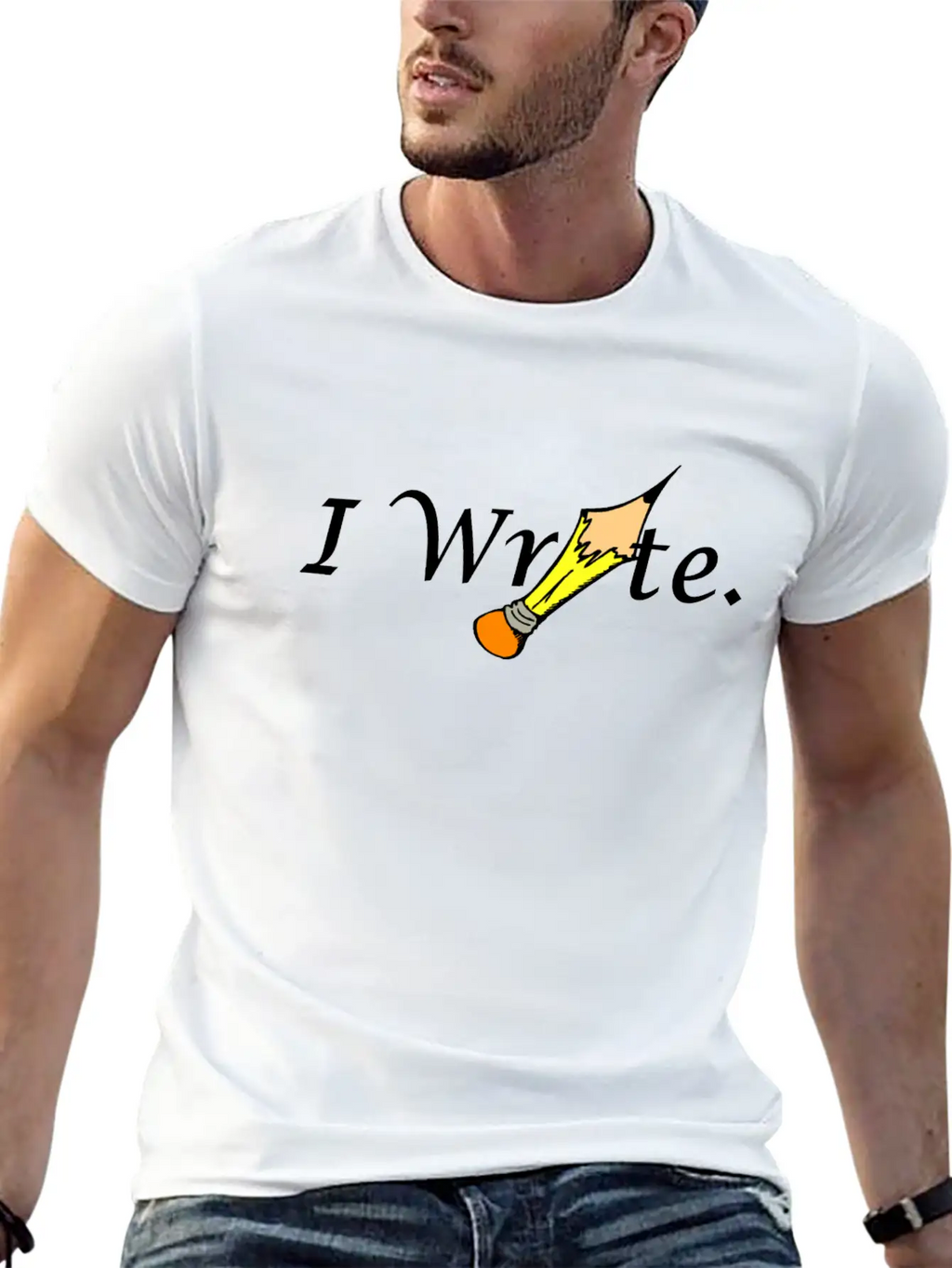 I Write Essential Unisex Summer Tee – Soft Cotton Casual Fit