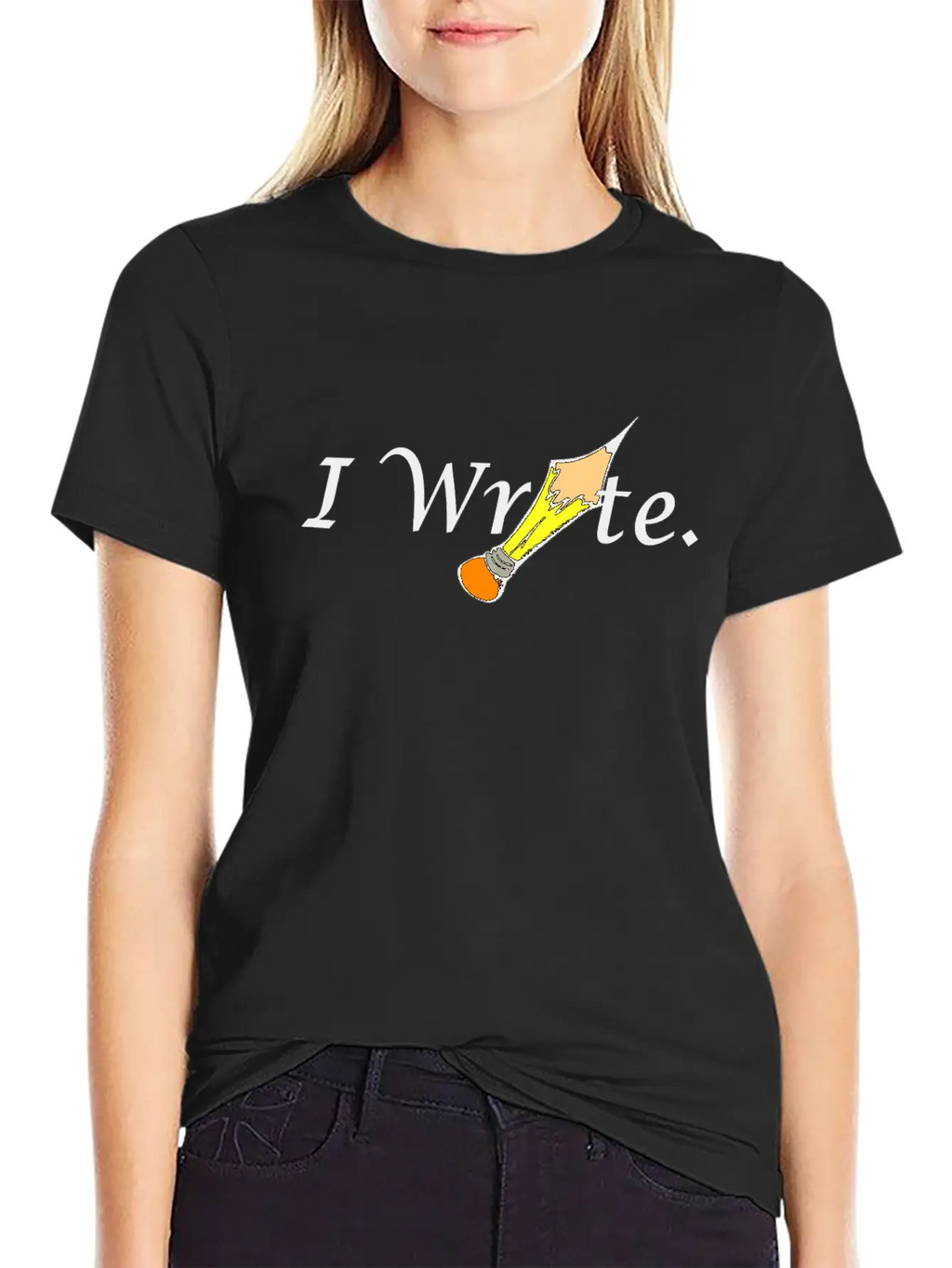 I Write Essential Unisex Summer Tee – Soft Cotton Casual Fit