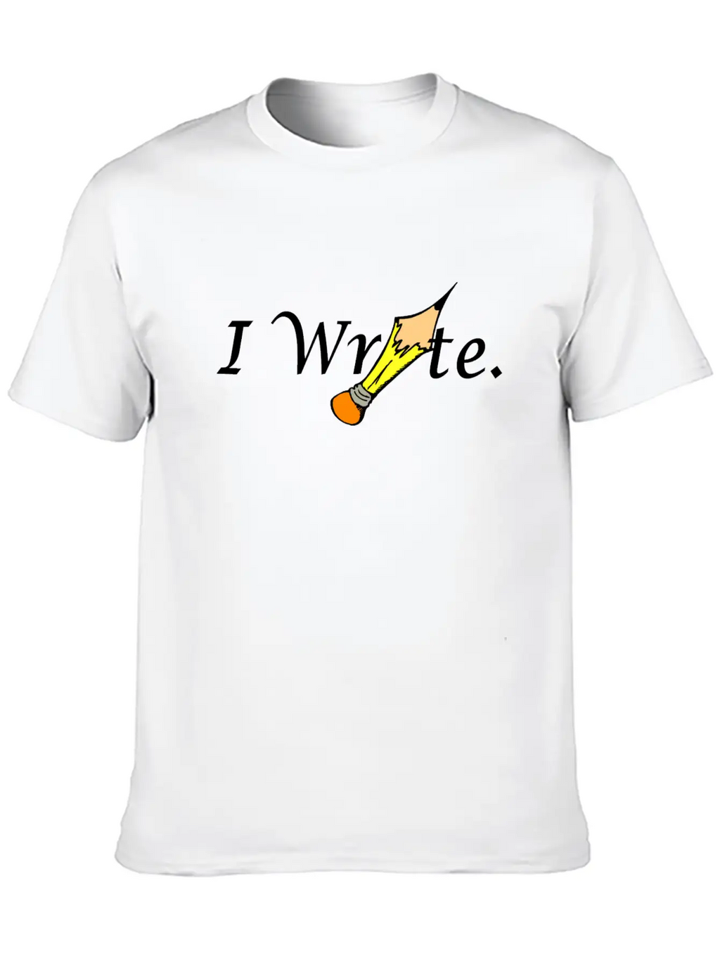 I Write Essential Unisex Summer Tee – Soft Cotton Casual Fit