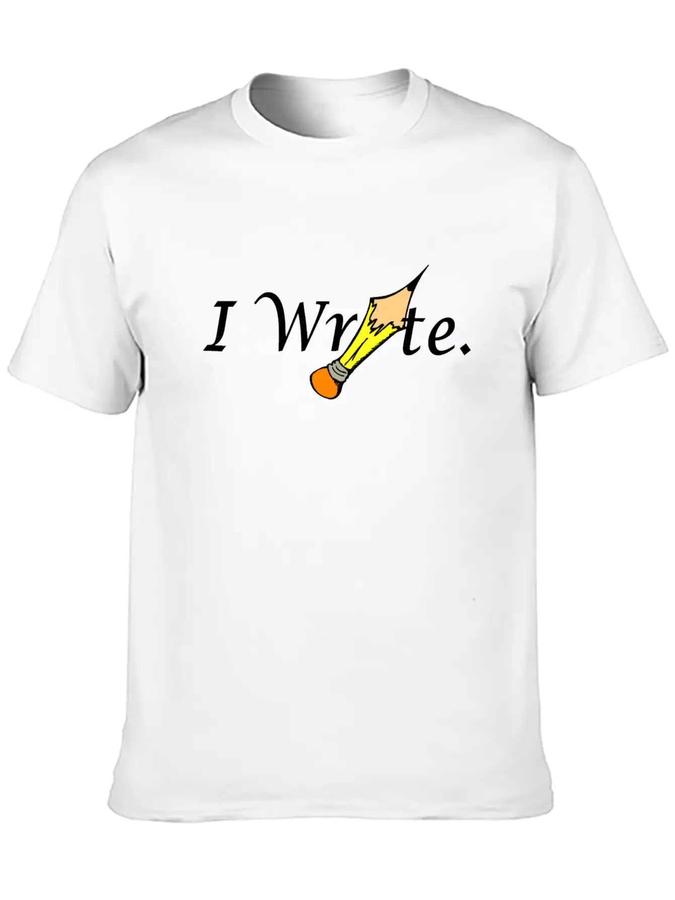 I Write Essential Unisex Summer Tee – Soft Cotton Casual Fit