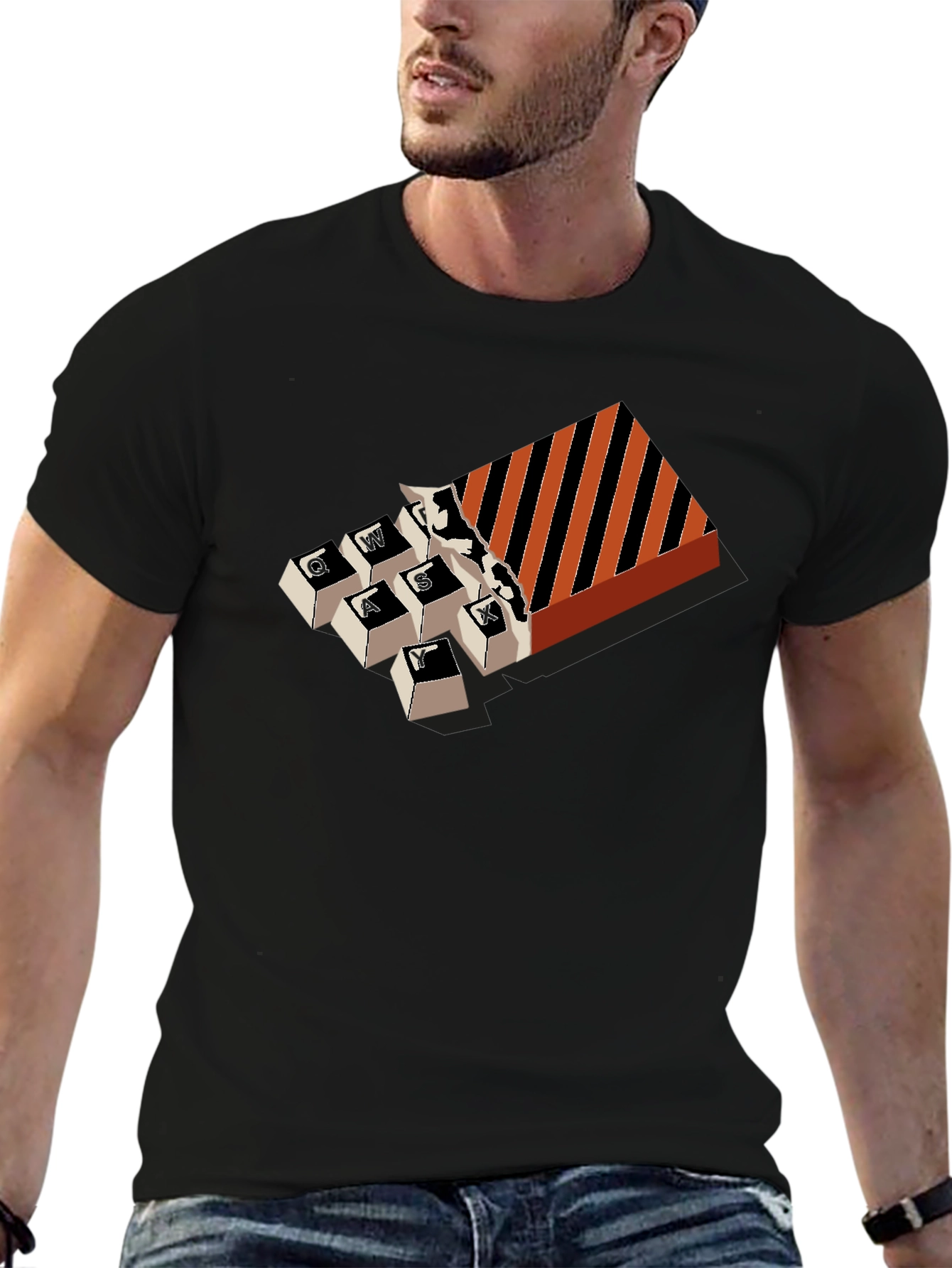 Keyboard Keys Candy Box Funny T-Shirt