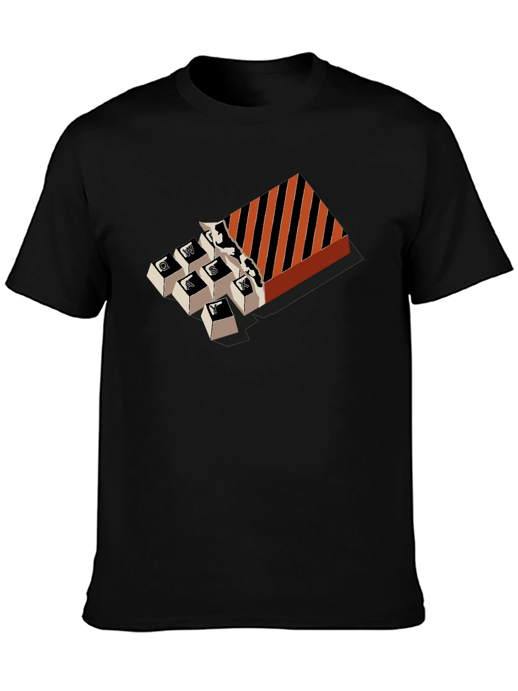Keyboard Keys Candy Box Funny T-Shirt