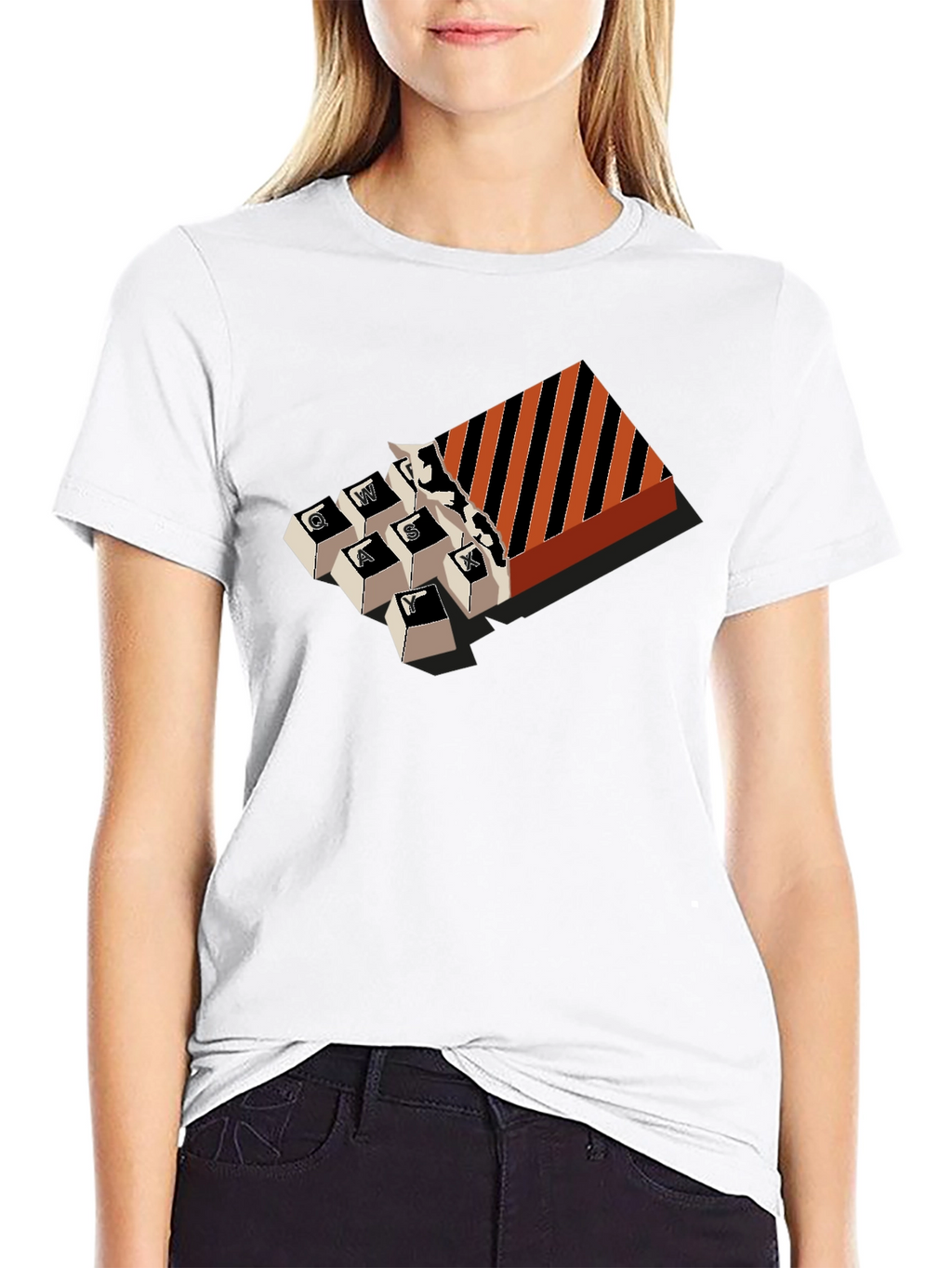 Keyboard Keys Candy Box Funny T-Shirt