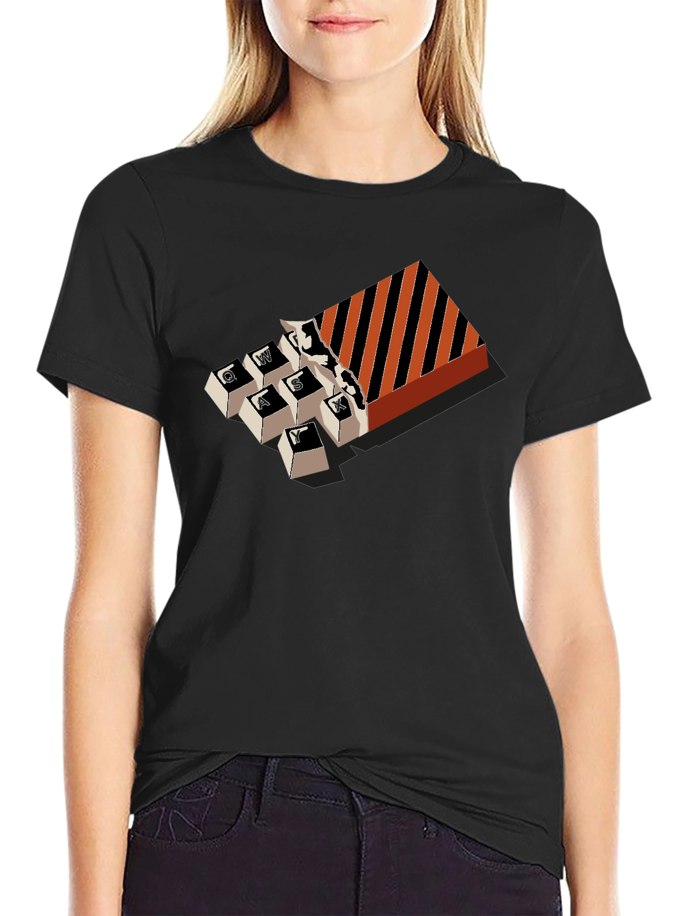 Keyboard Keys Candy Box Funny T-Shirt