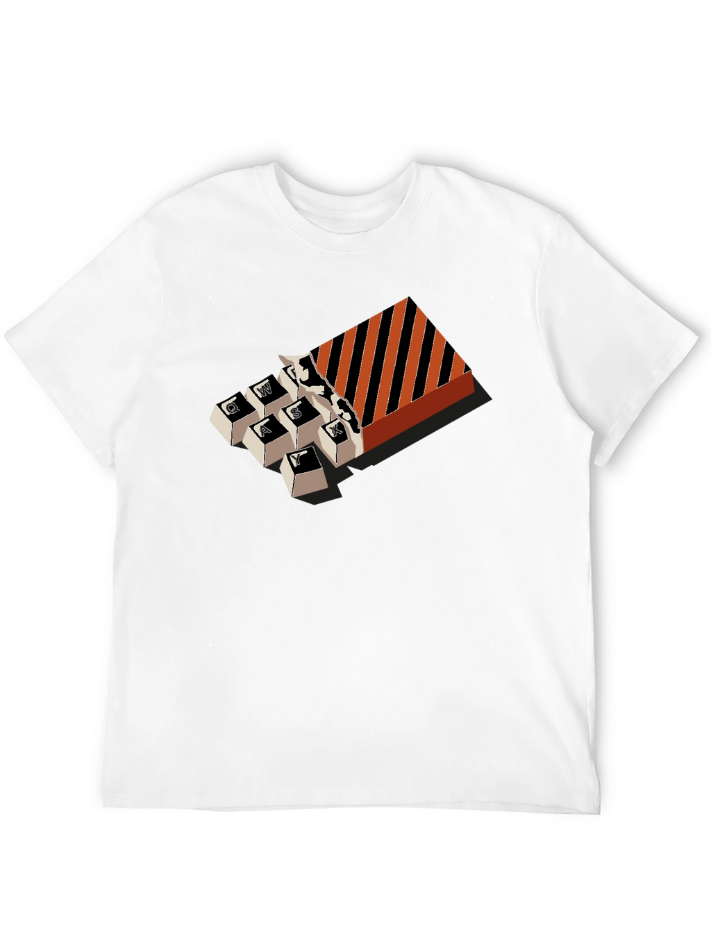 Keyboard Keys Candy Box Funny T-Shirt
