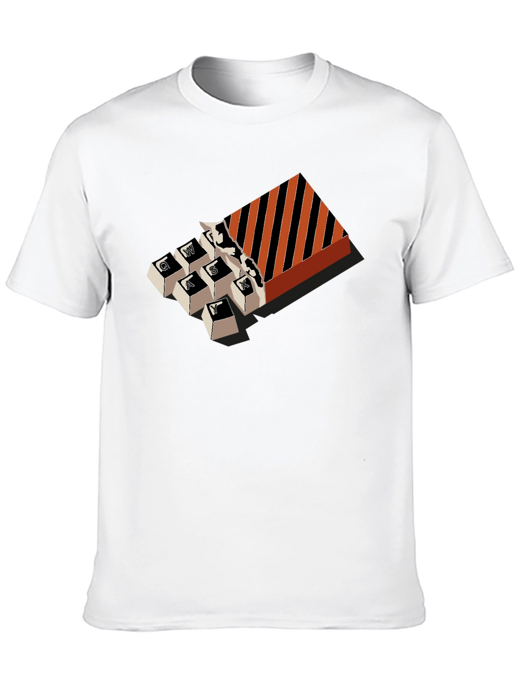 Keyboard Keys Candy Box Funny T-Shirt