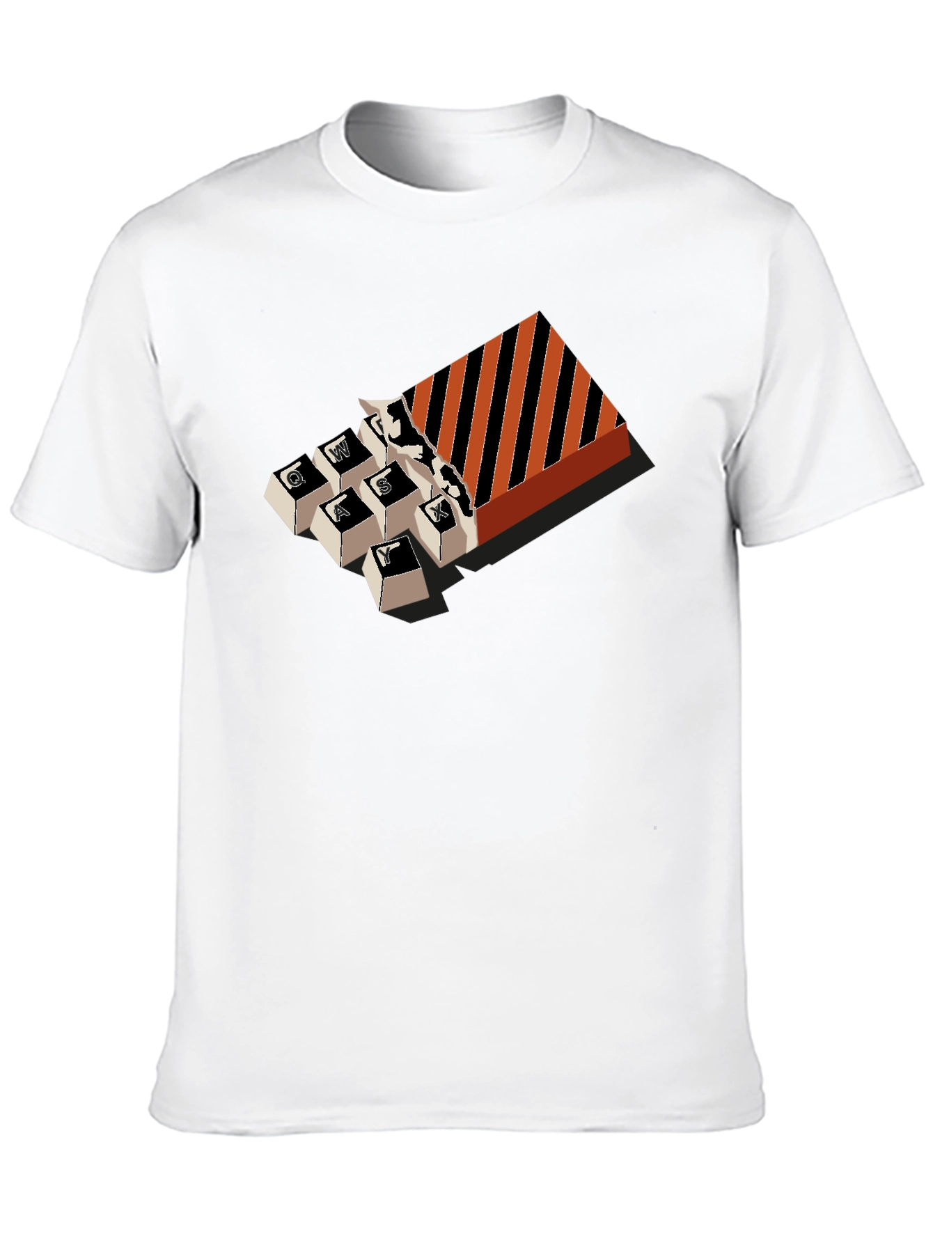 Keyboard Keys Candy Box Funny T-Shirt