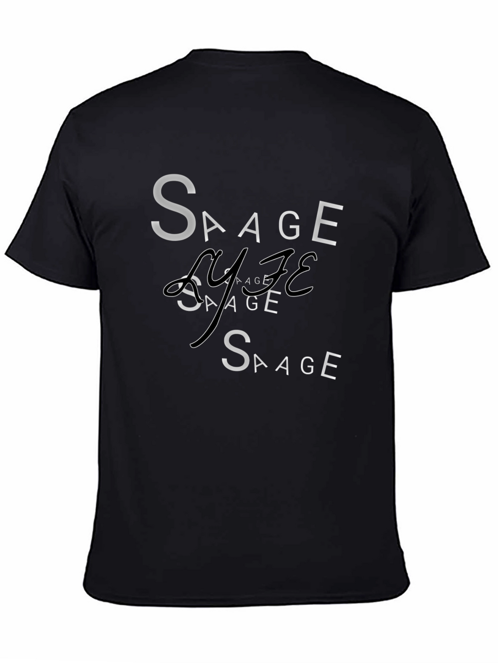 Savage Life Graphic T-Shirt - Trendy Crew Neck Tee