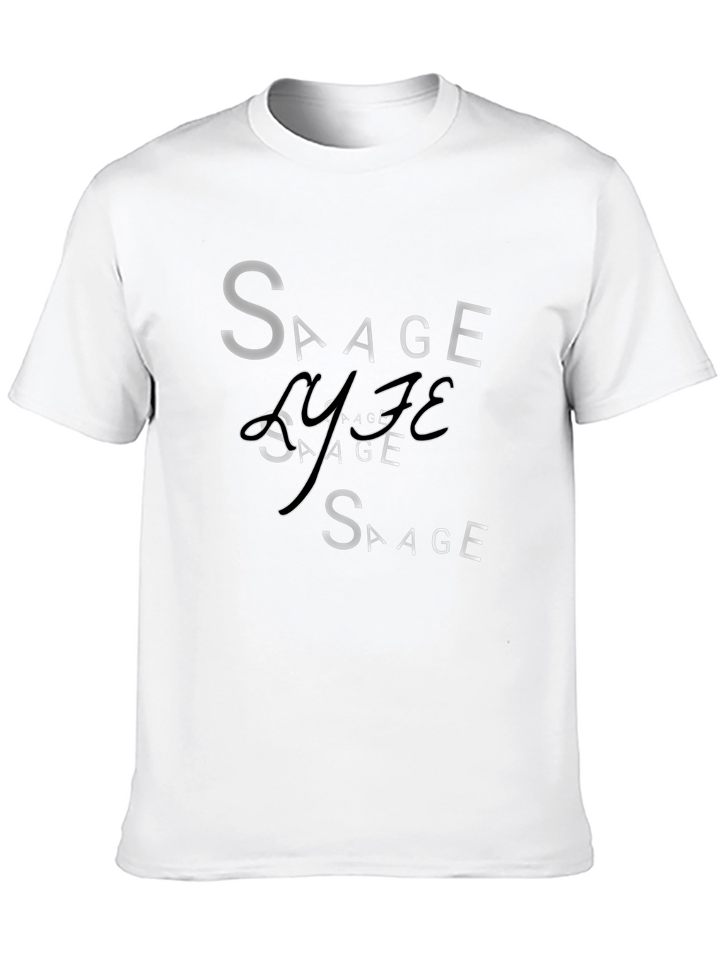Savage Life Graphic T-Shirt - Trendy Crew Neck Tee