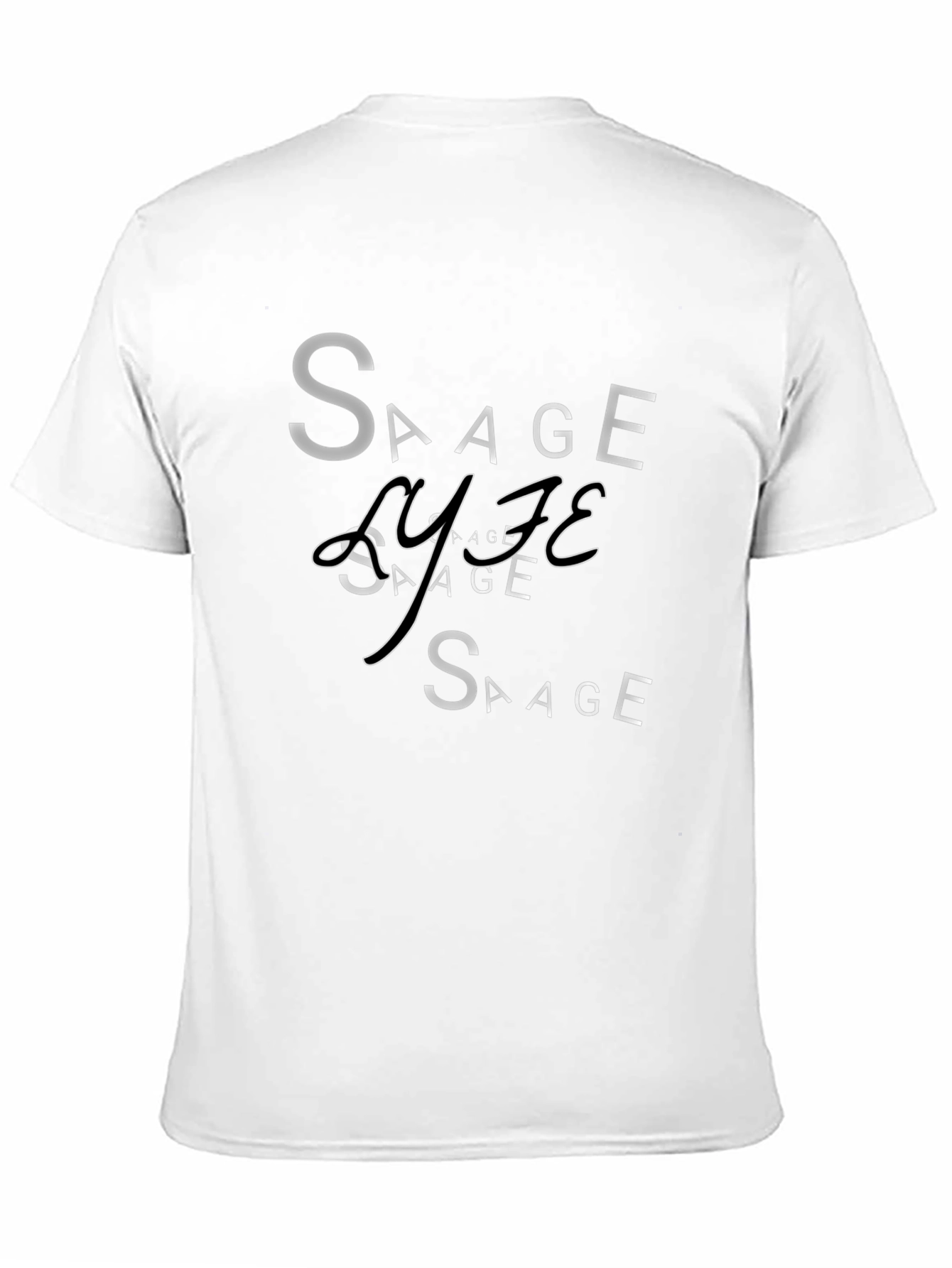 Savage Life Graphic T-Shirt - Trendy Crew Neck Tee