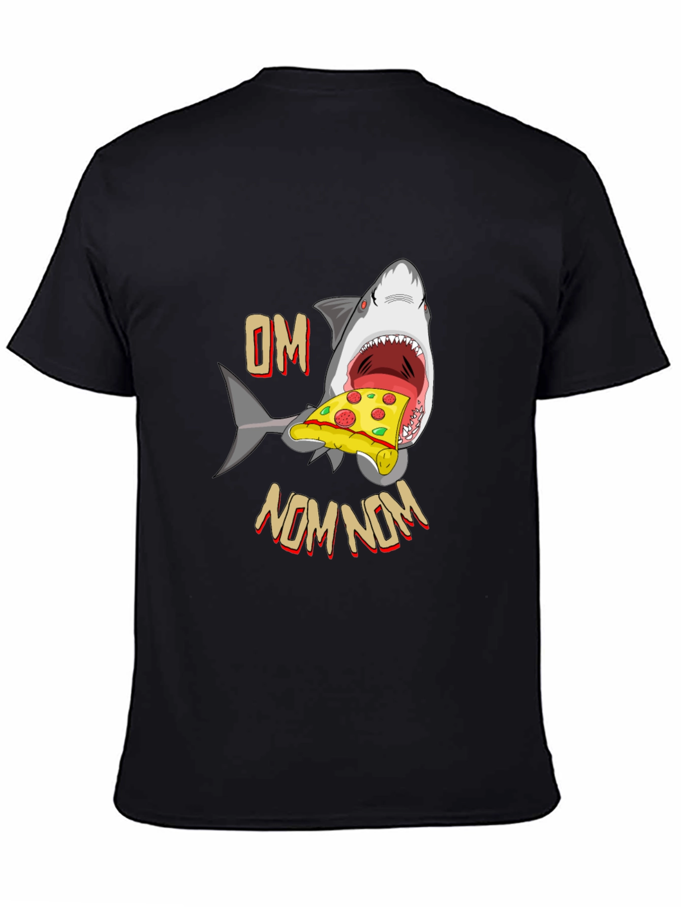 Shark Pizza OM NOM NOM T-Shirt