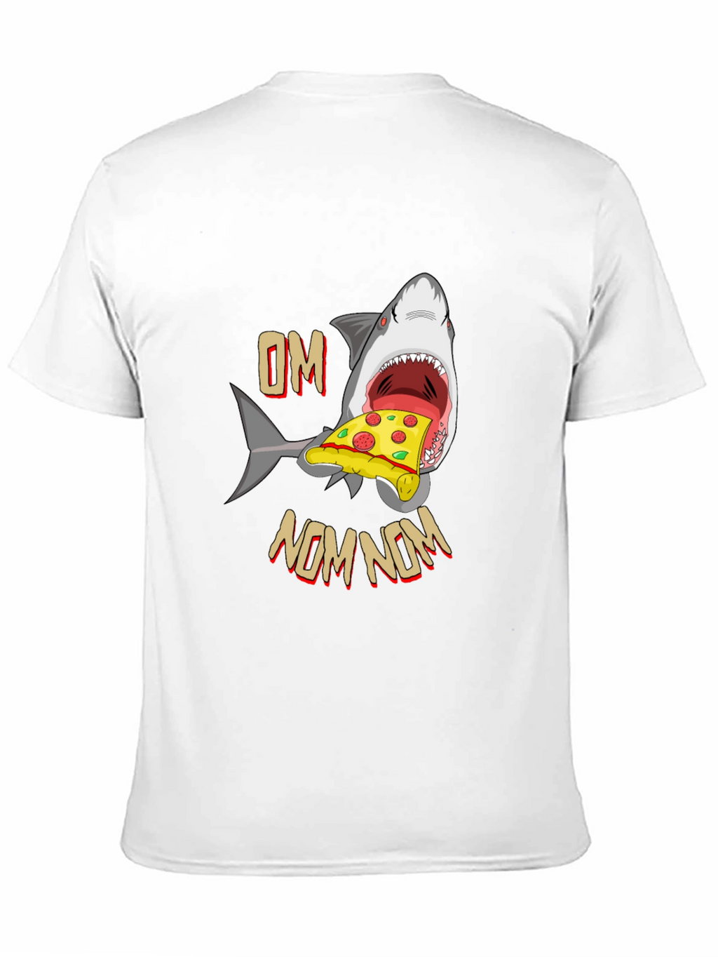 Shark Pizza OM NOM NOM T-Shirt