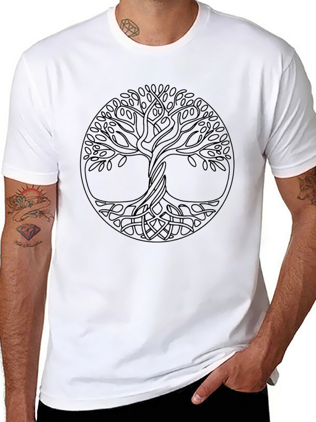 Tree of Life Graphic Tee - Black