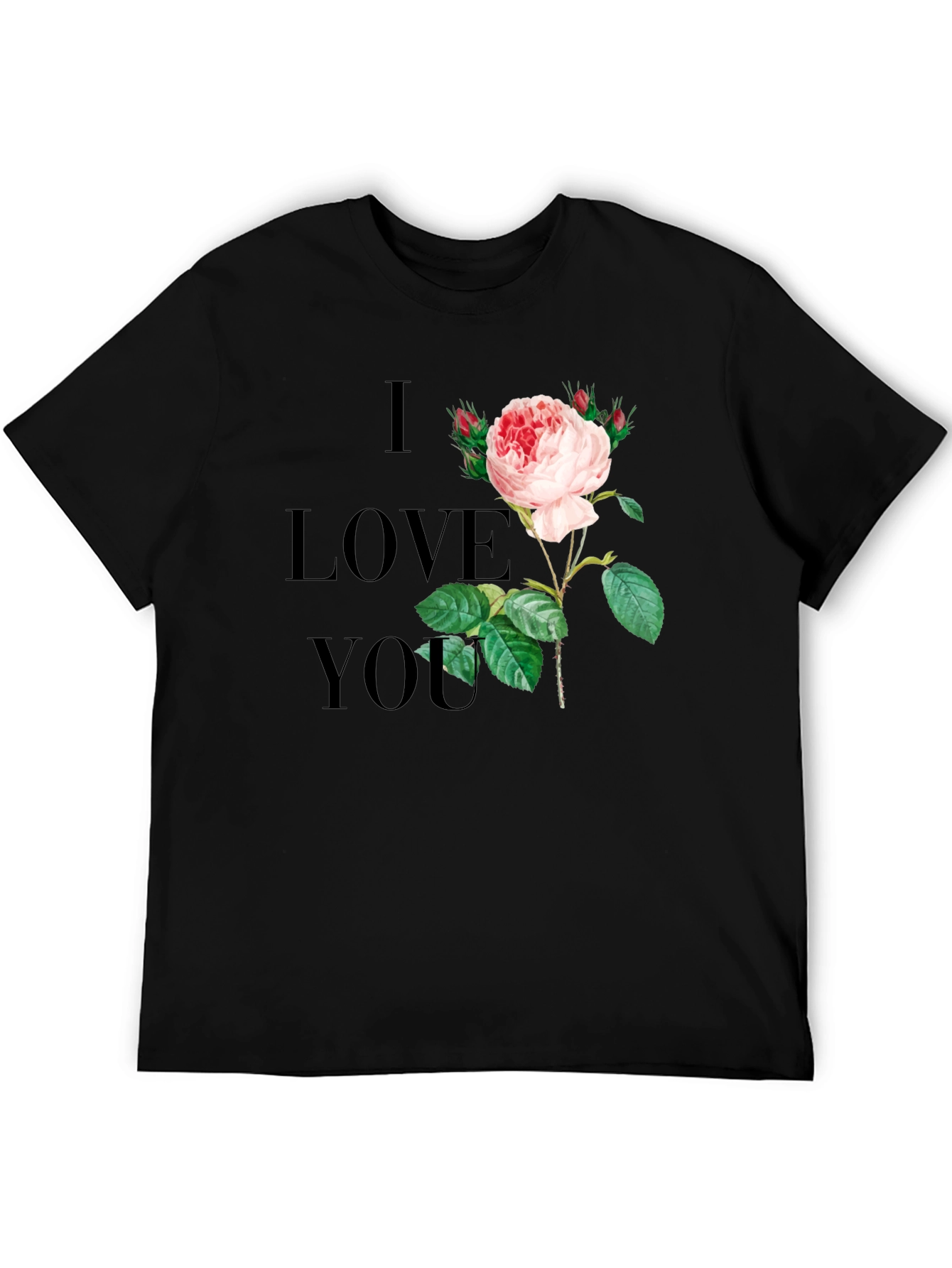 I Love You Rose Graphic Tee