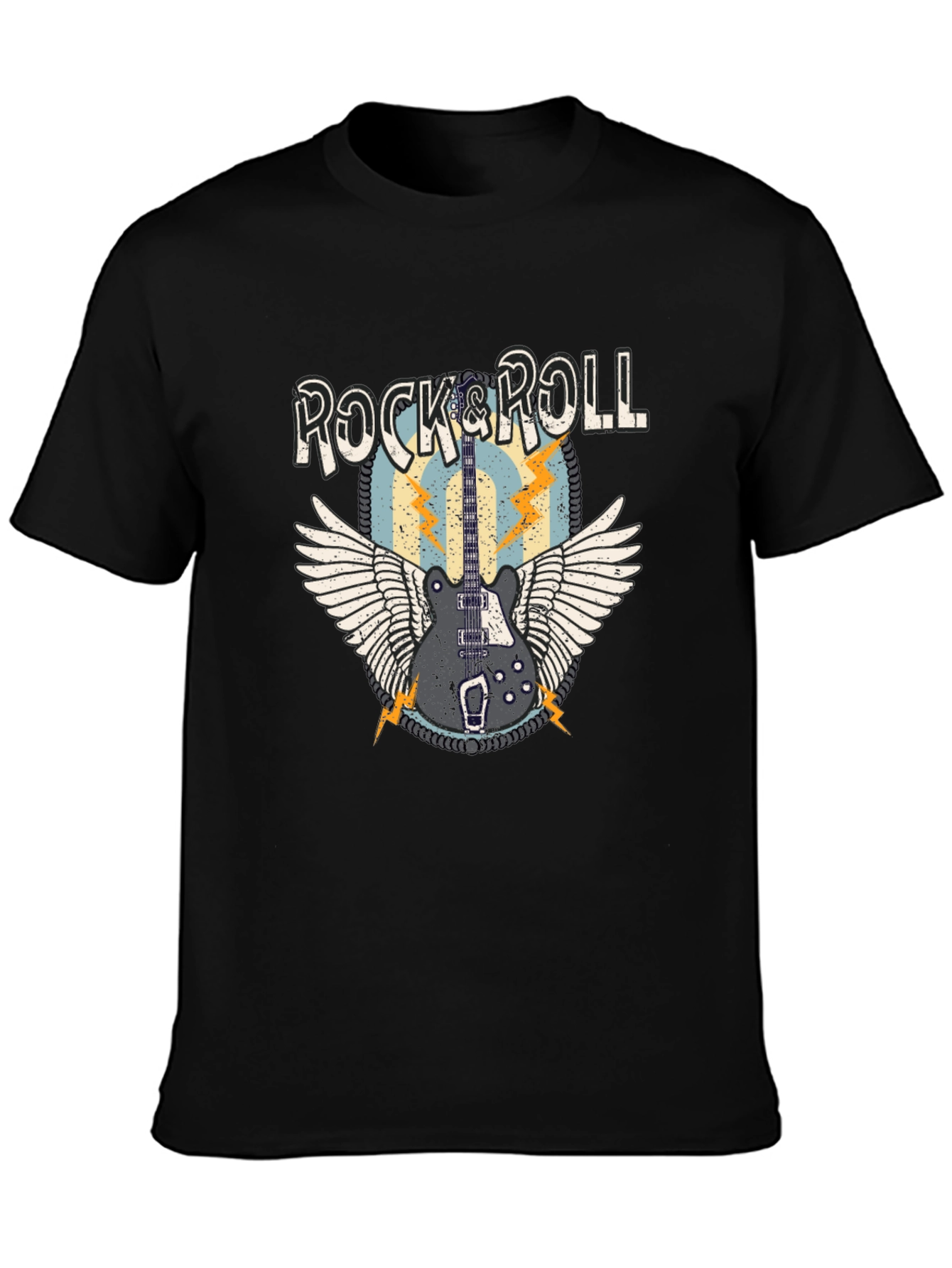 Rock & Roll Guitar Graphic Tee