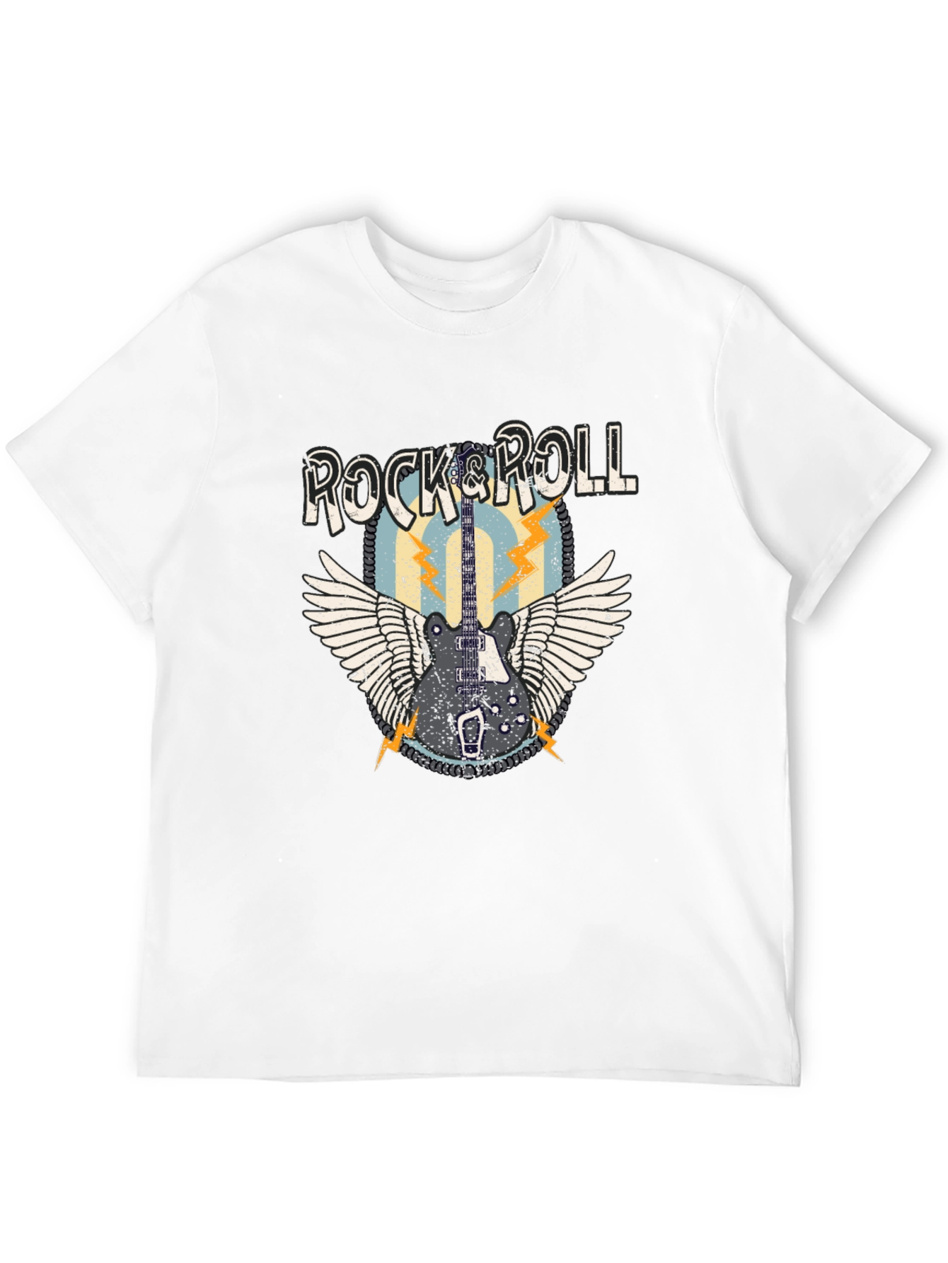 Rock & Roll Guitar Graphic Tee